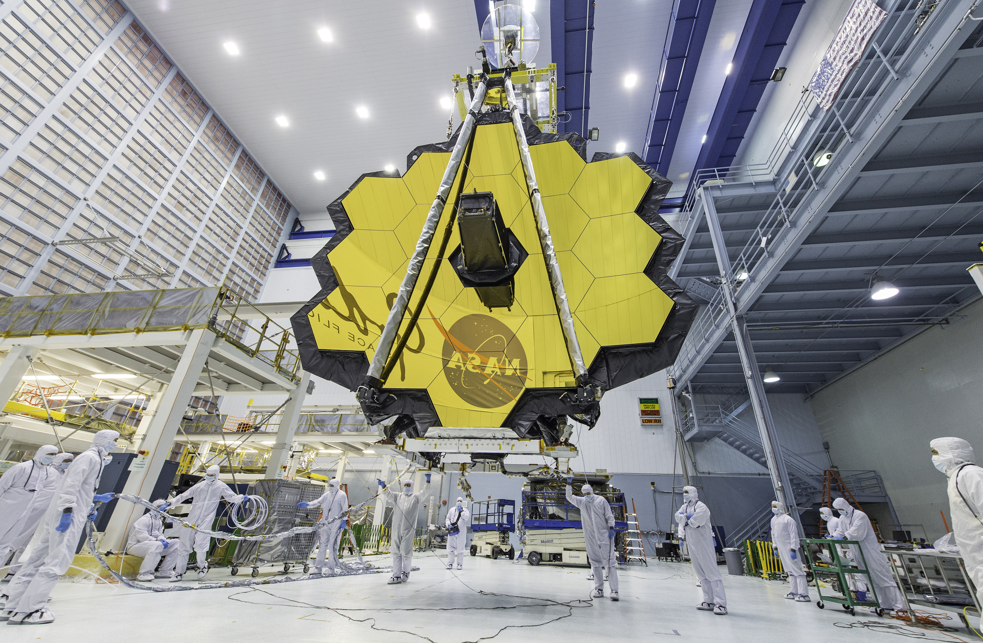 James Webb Space Telescope Mirror Seen in Full Bloom | NASA