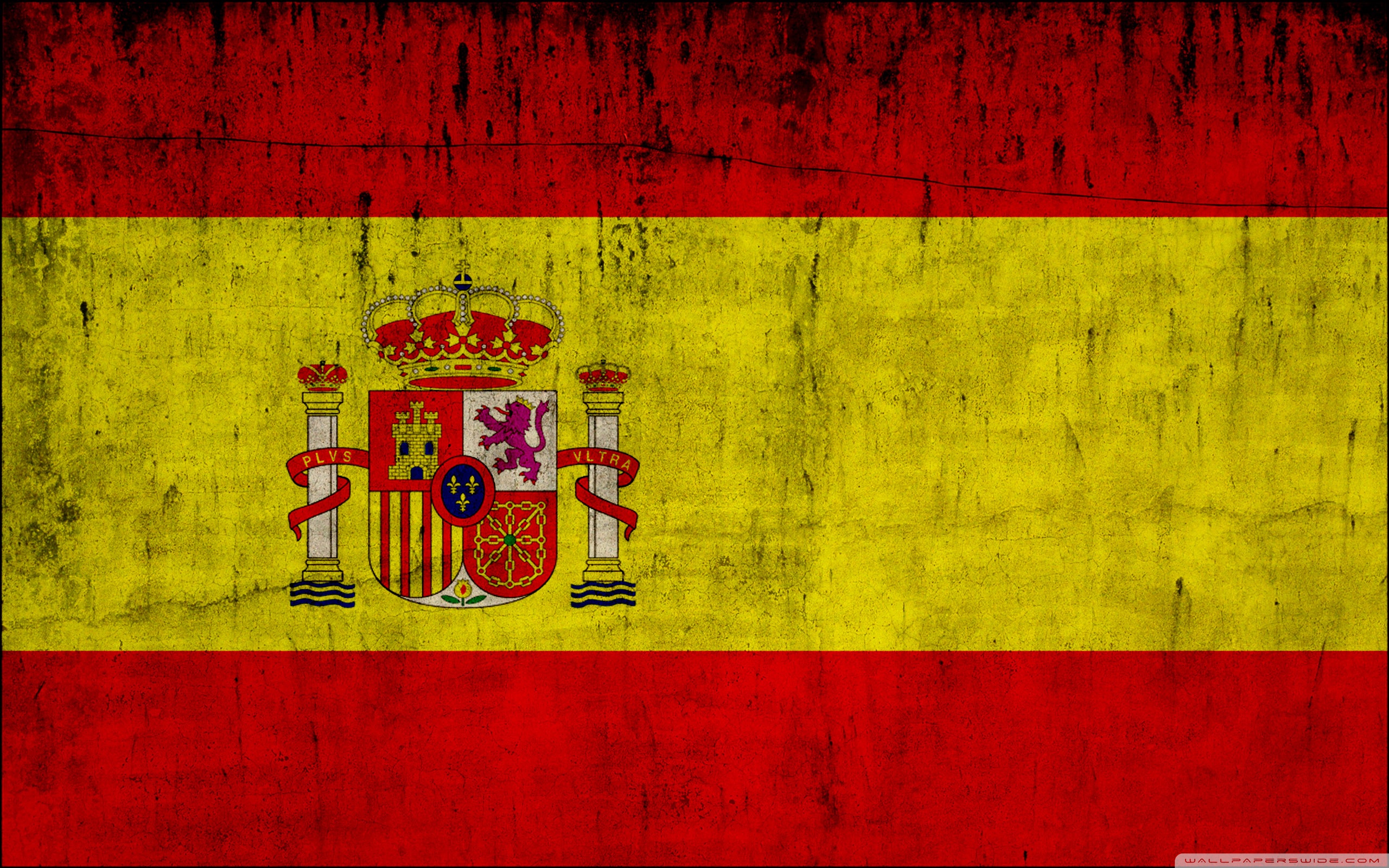 Spain grunge flag photo