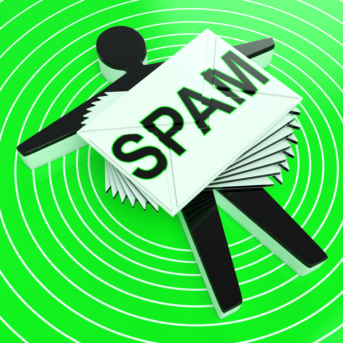 Spam target shows junk unsolicited unwanted e-mail photo