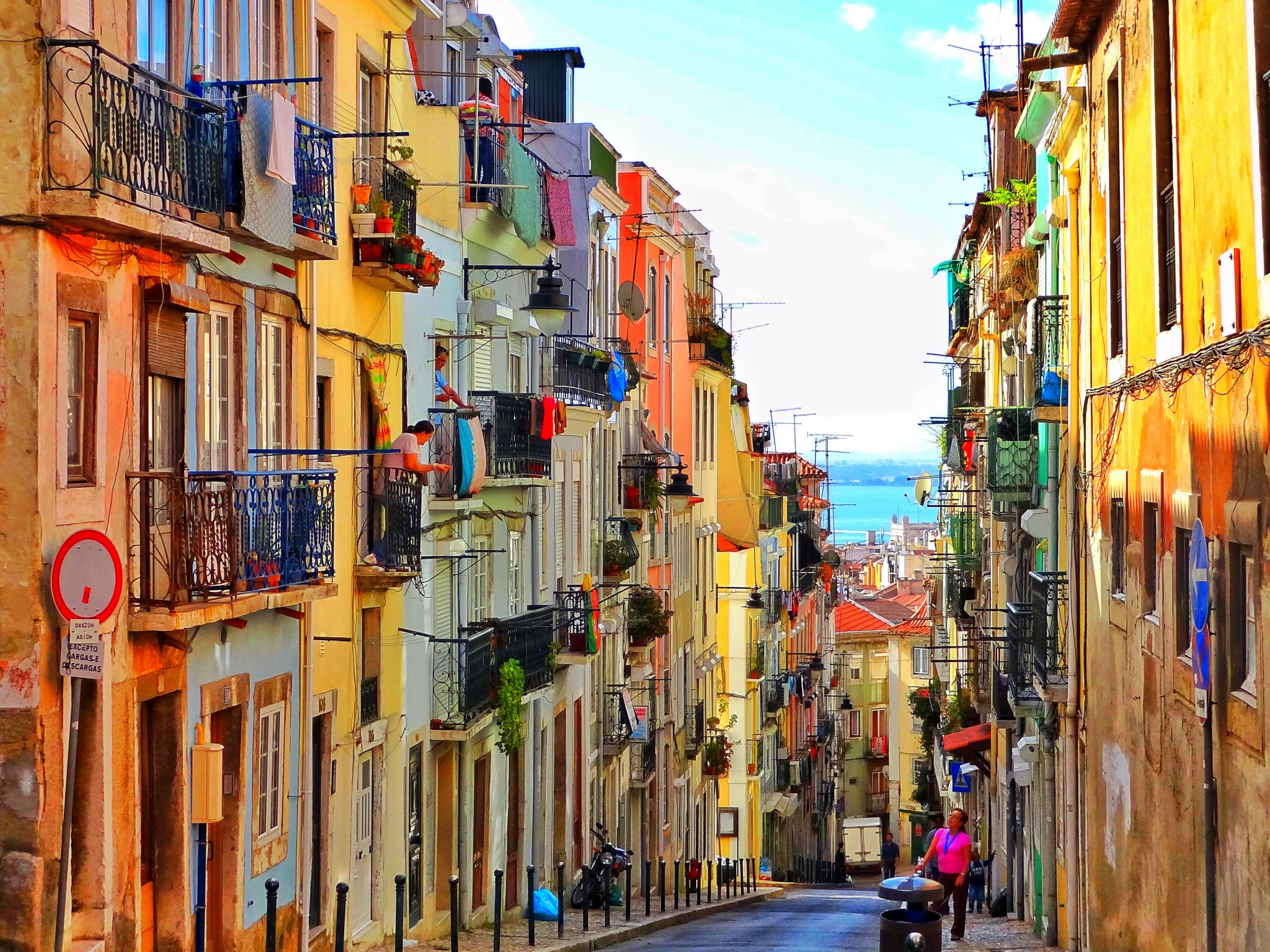 Spanish colorful street photo
