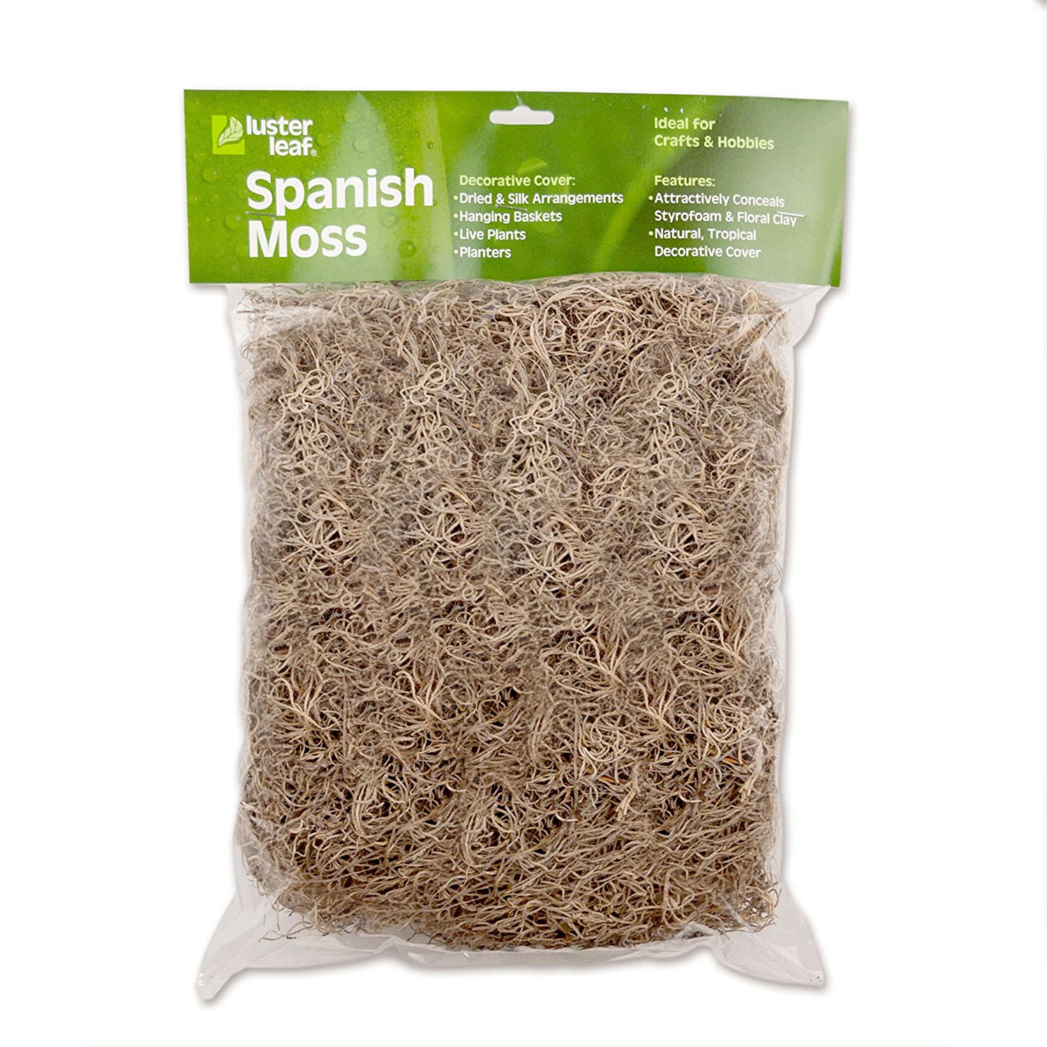Amazon.com: Luster Leaf Spanish Moss - 350 Cubic Inches 1220: Garden ...