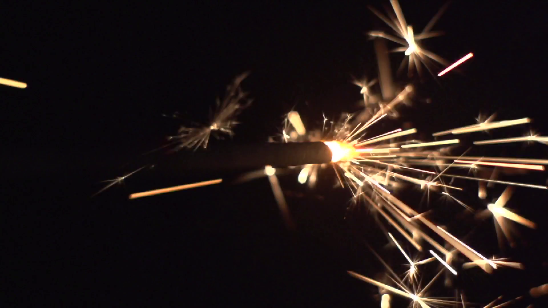 Firework Sparkler Burning For Christmas Stock Video Footage ...
