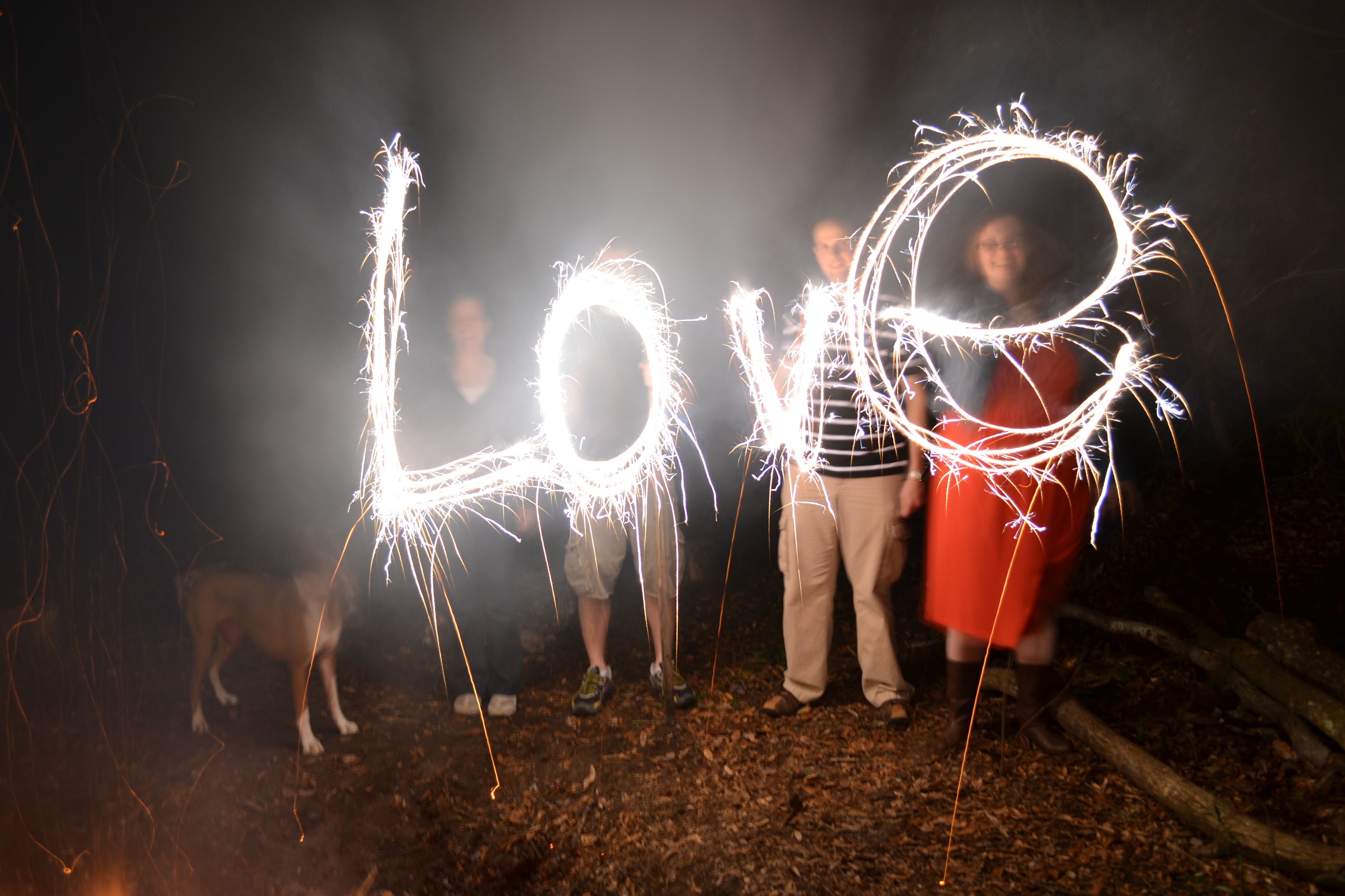 We had so much fun with sparklers on New Years! Pic was taken with ...