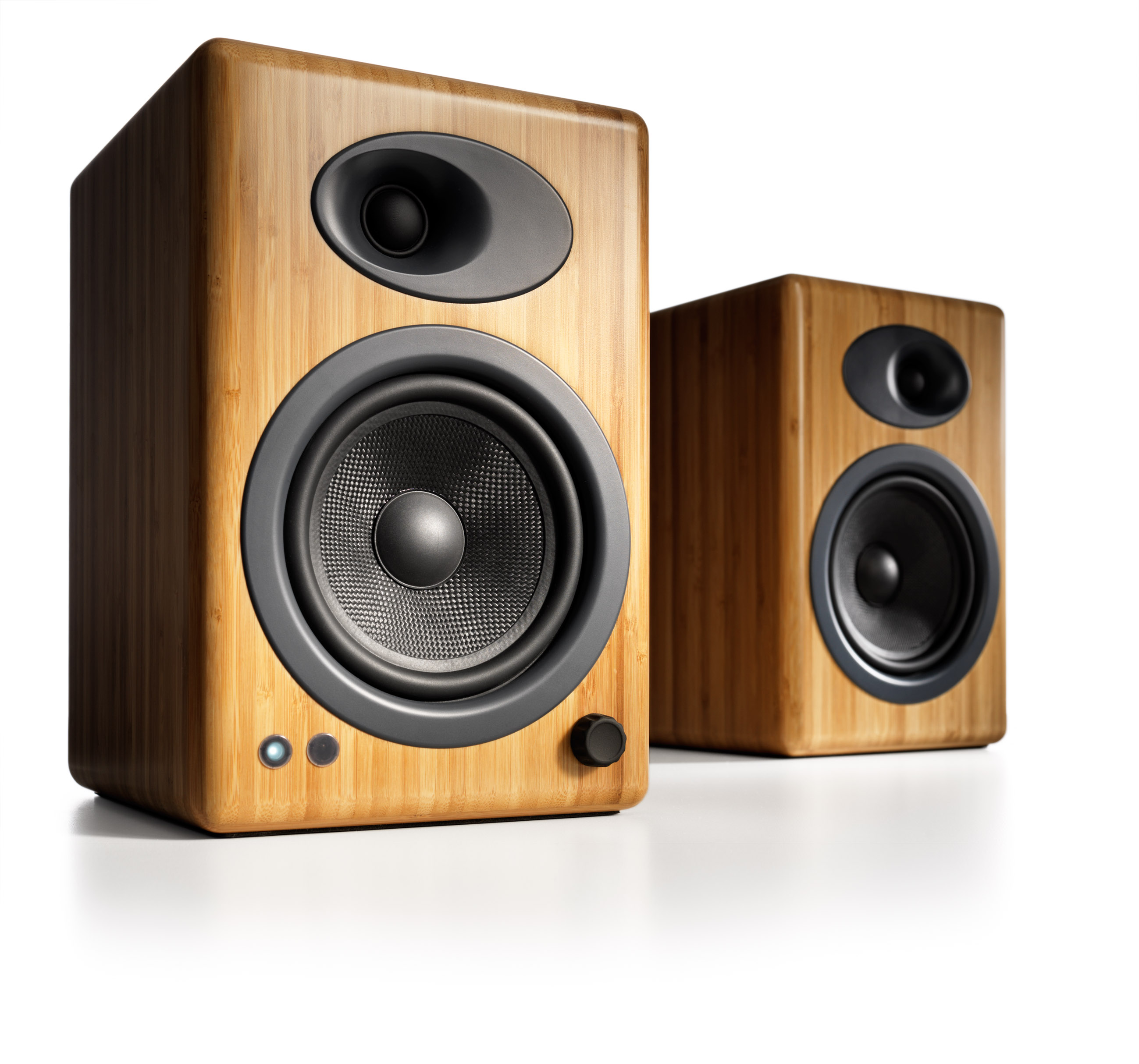 Audioengine A5+ Classic Powered Bookshelf Speakers With Stands ...