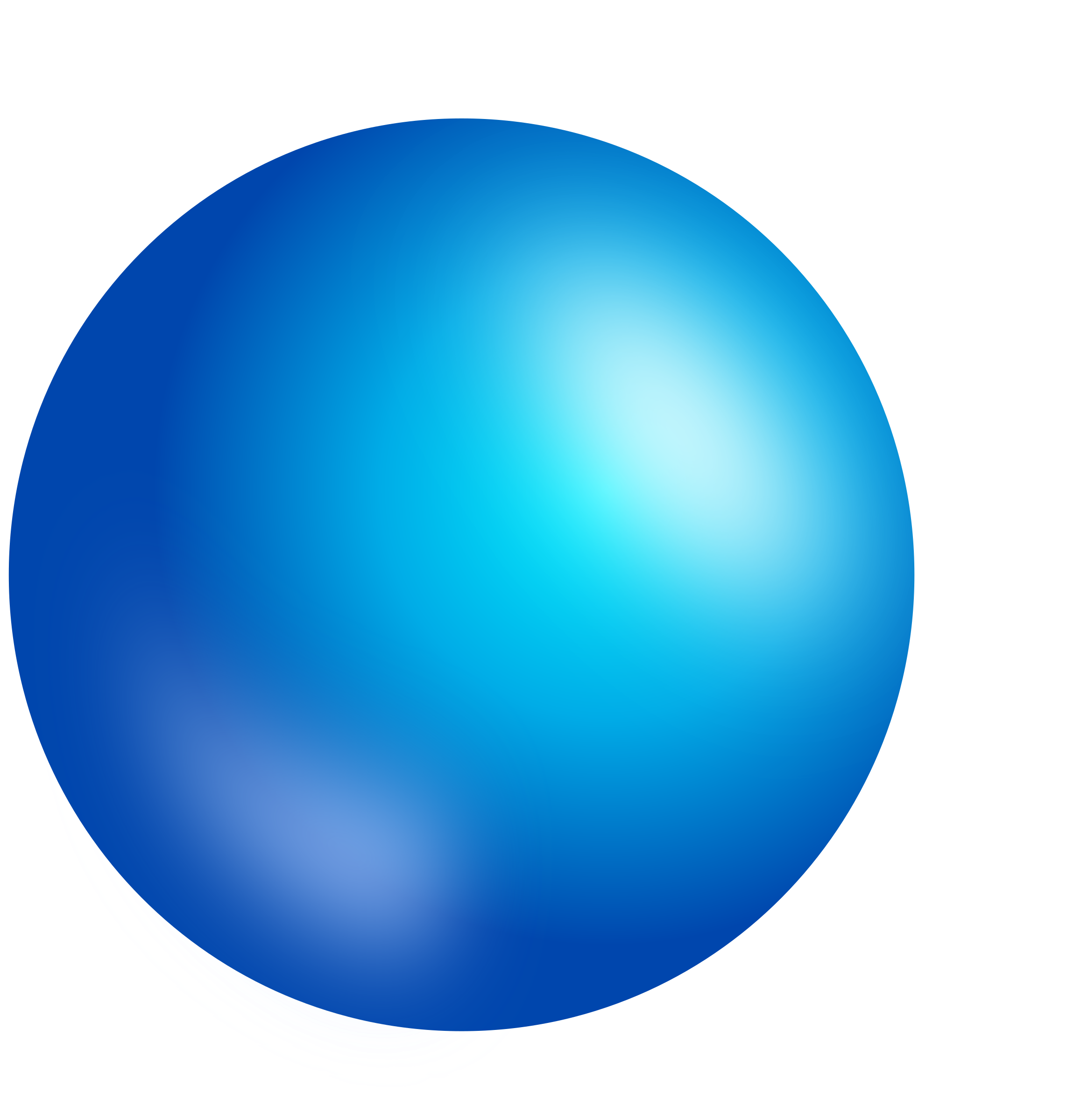 Clipart - Blue Sphere