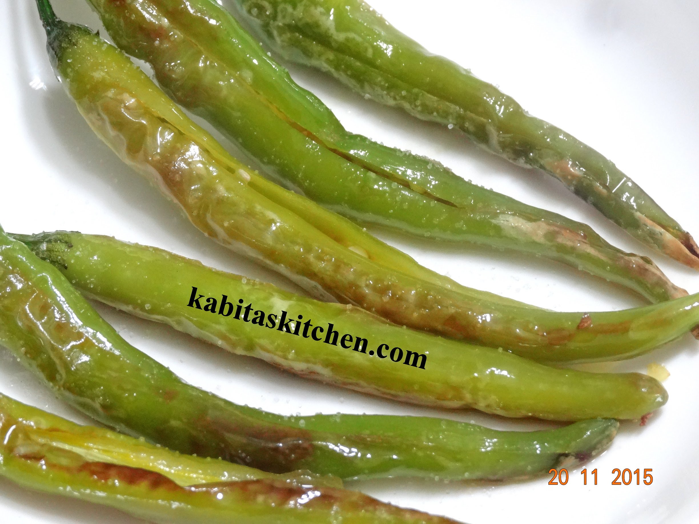 Simple and Tasty Mirchi Fry Recipe-Green Chilli Fry-Easy and Quick ...