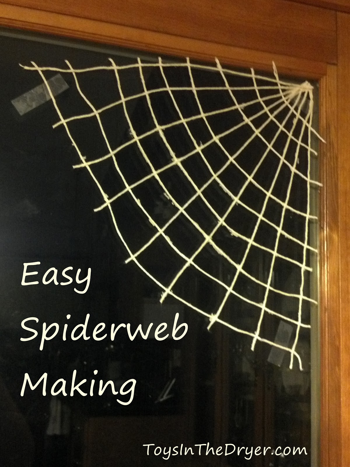 Easy spider webs