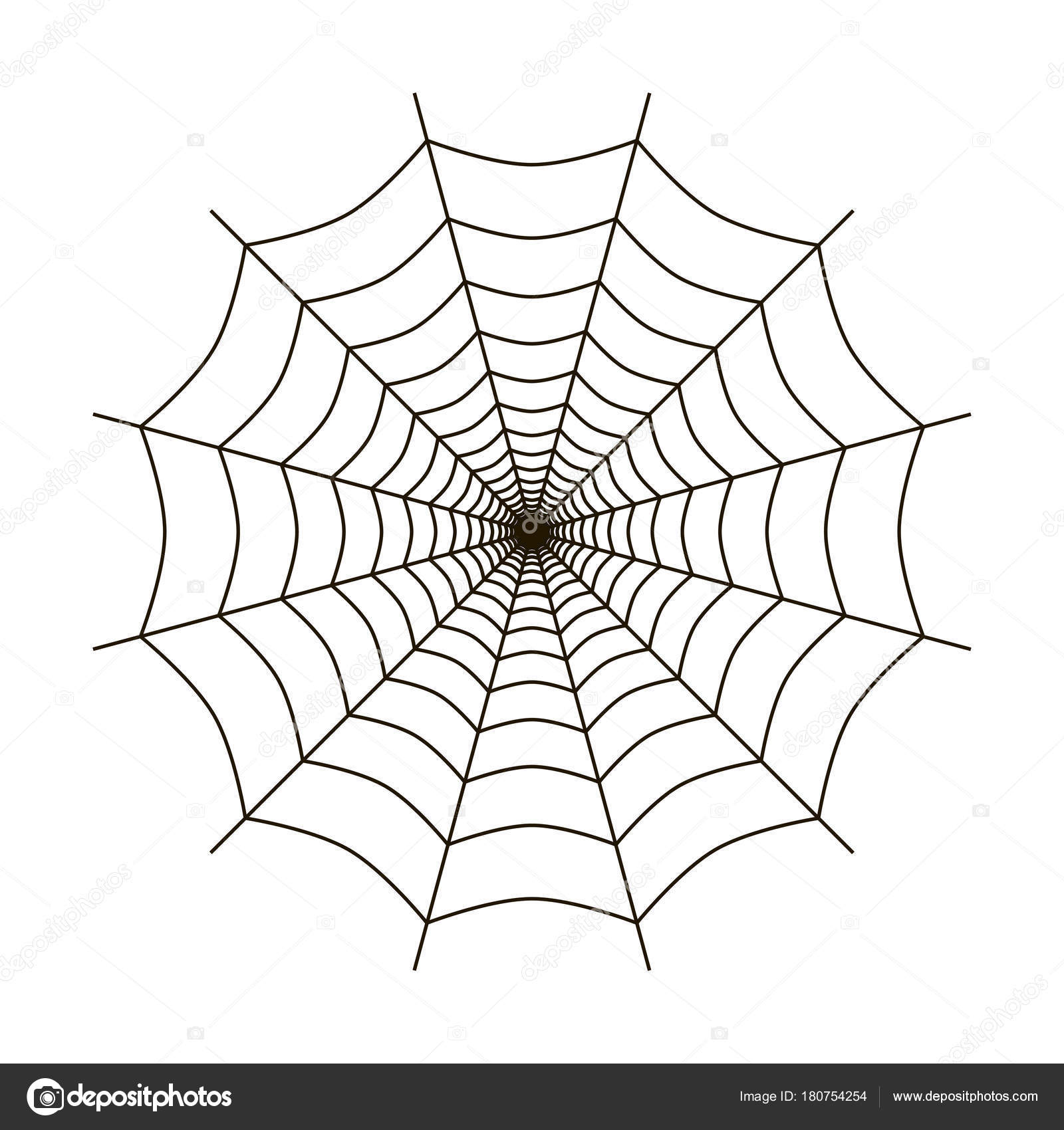 Spider Web Vector Icon — Stock Vector © brigada915.gmail.com #180754254