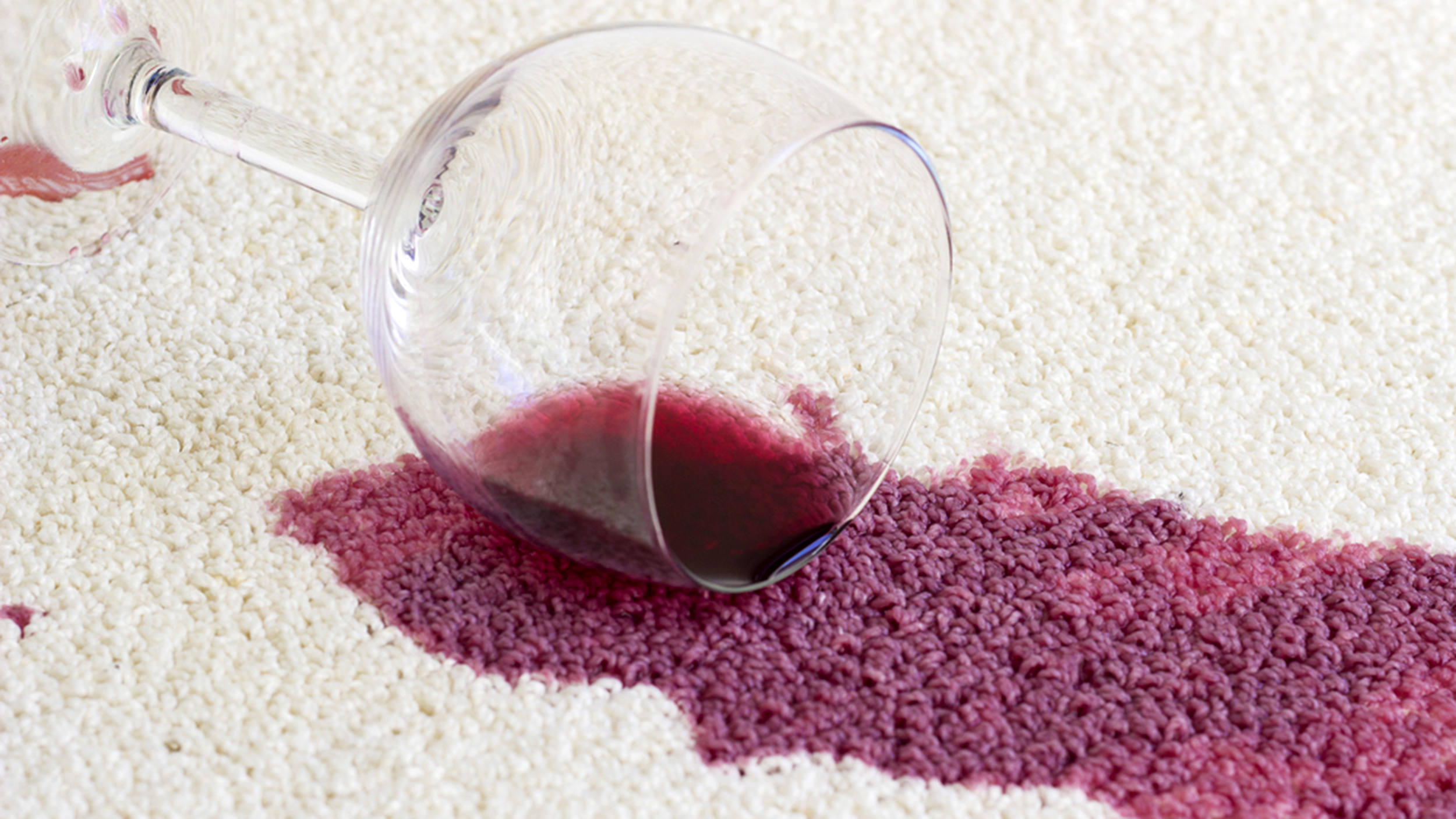 Spilled red wine photo