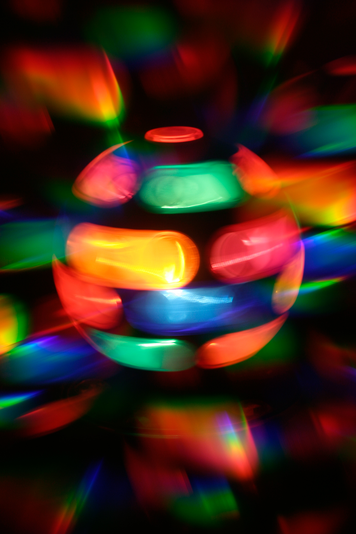 Spinning Disco Lamp Abstract, Abstract, Red, Movement, Orange, HQ Photo