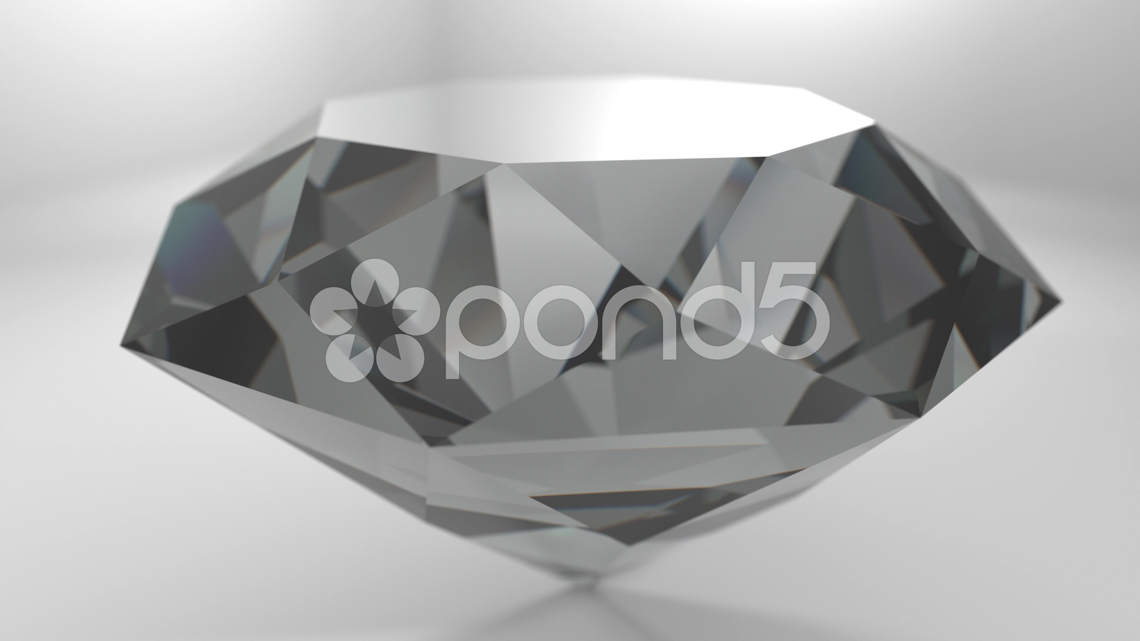 Diamond gemstone gem stone spinning wedding background loop 4K ...