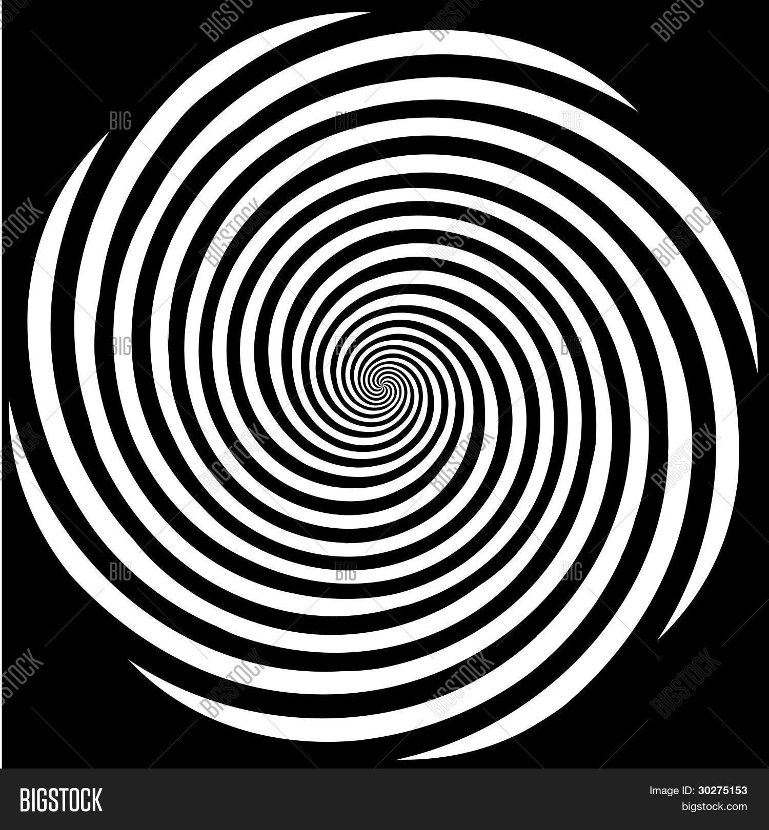 Hypnosis Spiral Design Pattern Vector & Photo | Bigstock