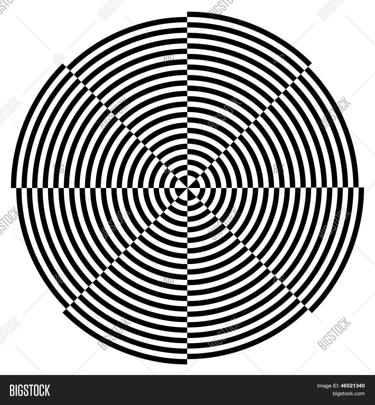 Optical Illusion, Spiral Design Vector & Photo | Bigstock