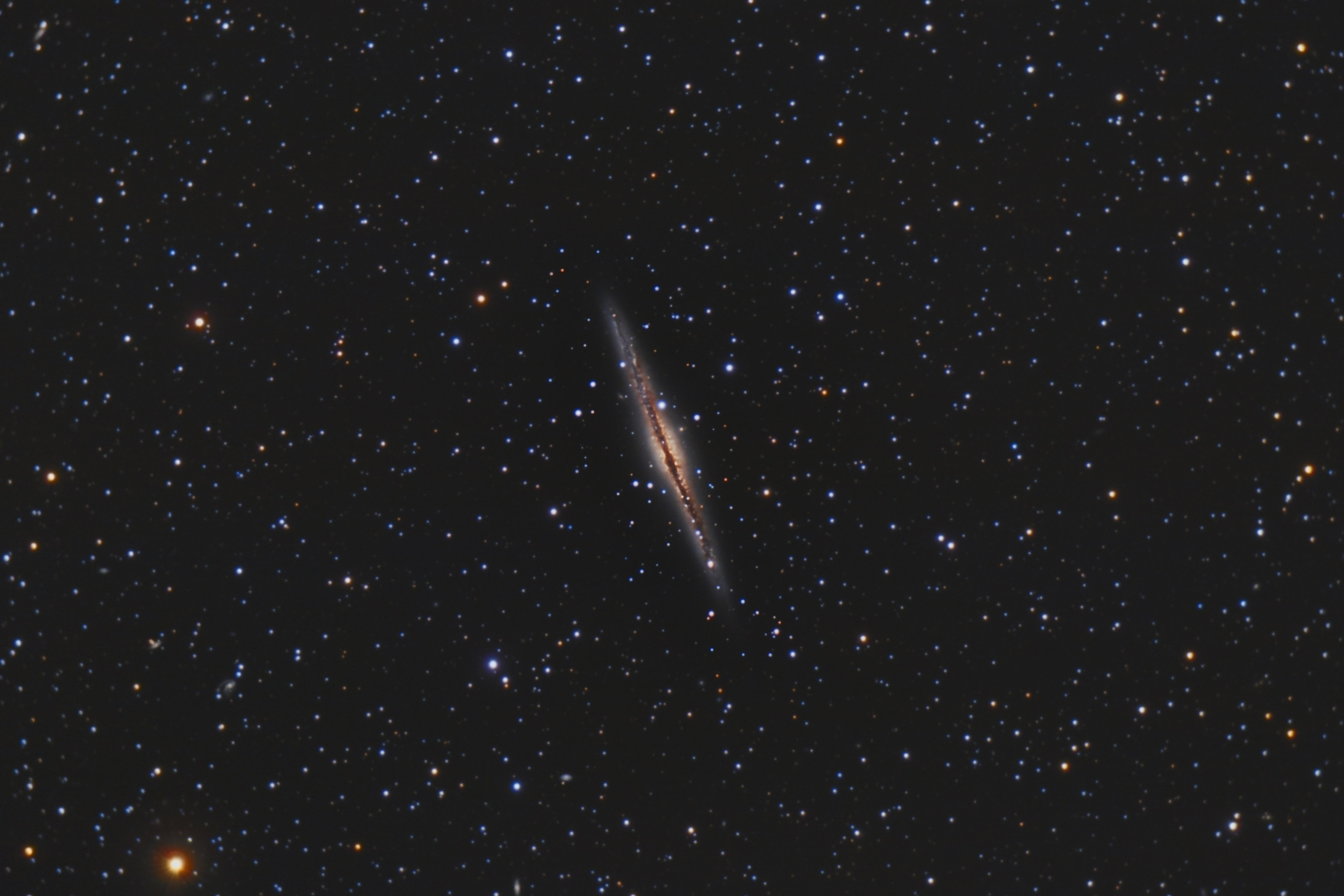 Astronomers Do It In The Dark - NGC 891 - Edge on Spiral Galaxy in ...