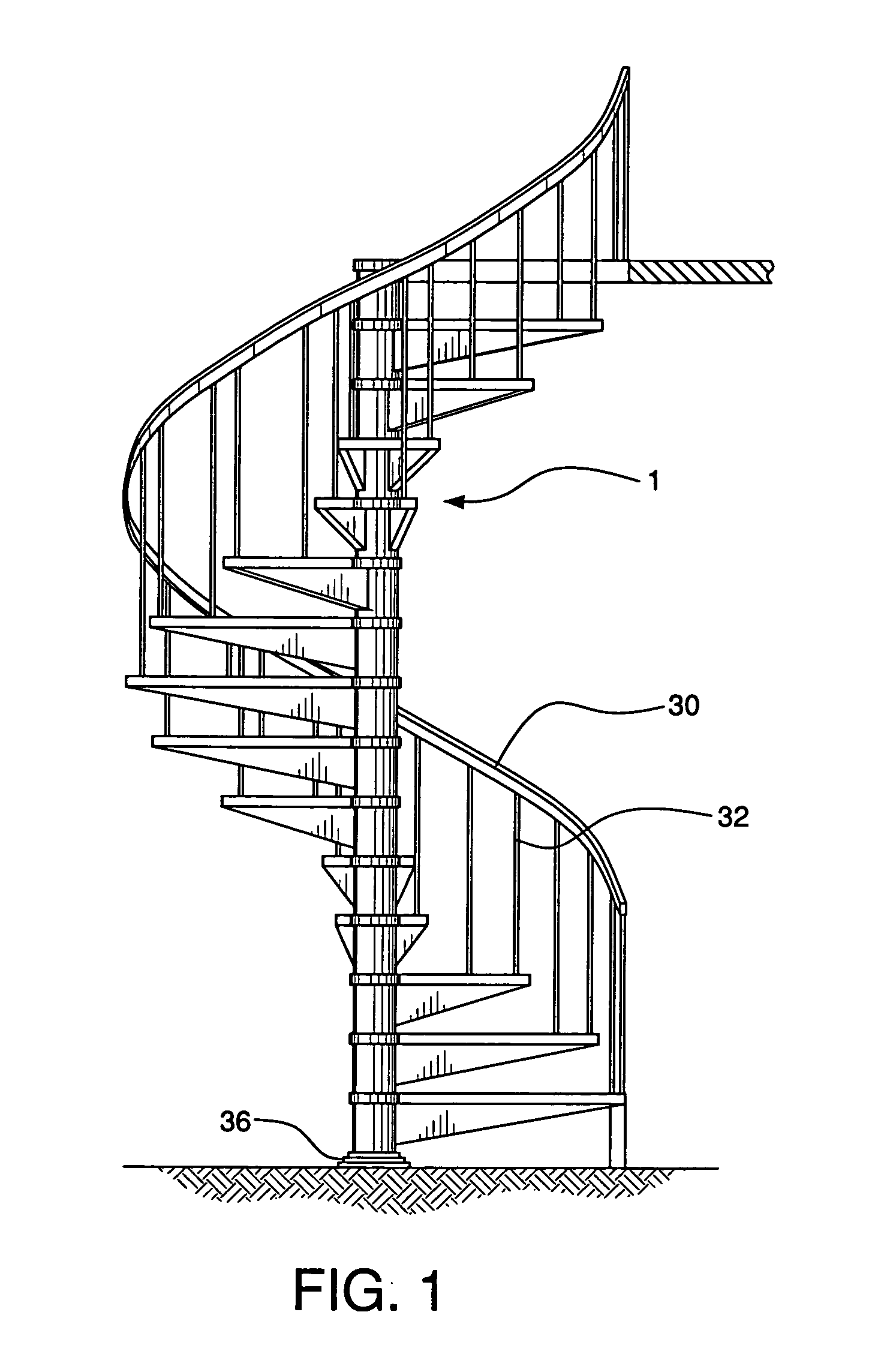 Patent Us20070000191 Spiral Staircase Kit Google Patents Spiral ...