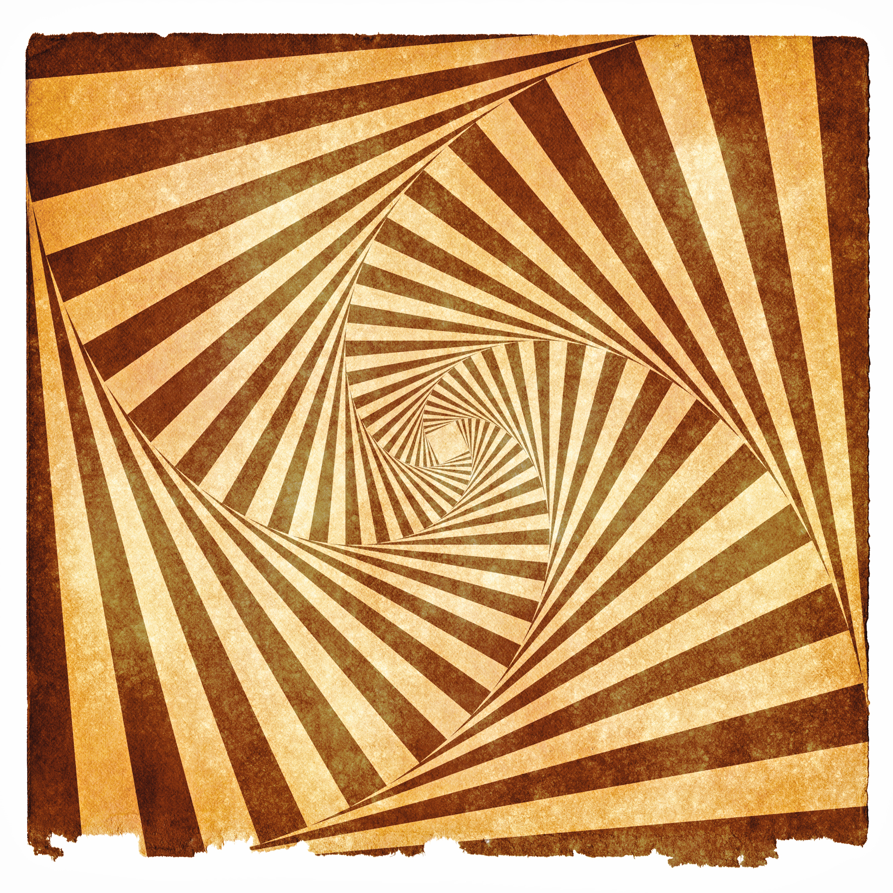 Spiral Tunnel Grunge - Sepia, Abstract, Picture, Rotations, Rotation, HQ Photo