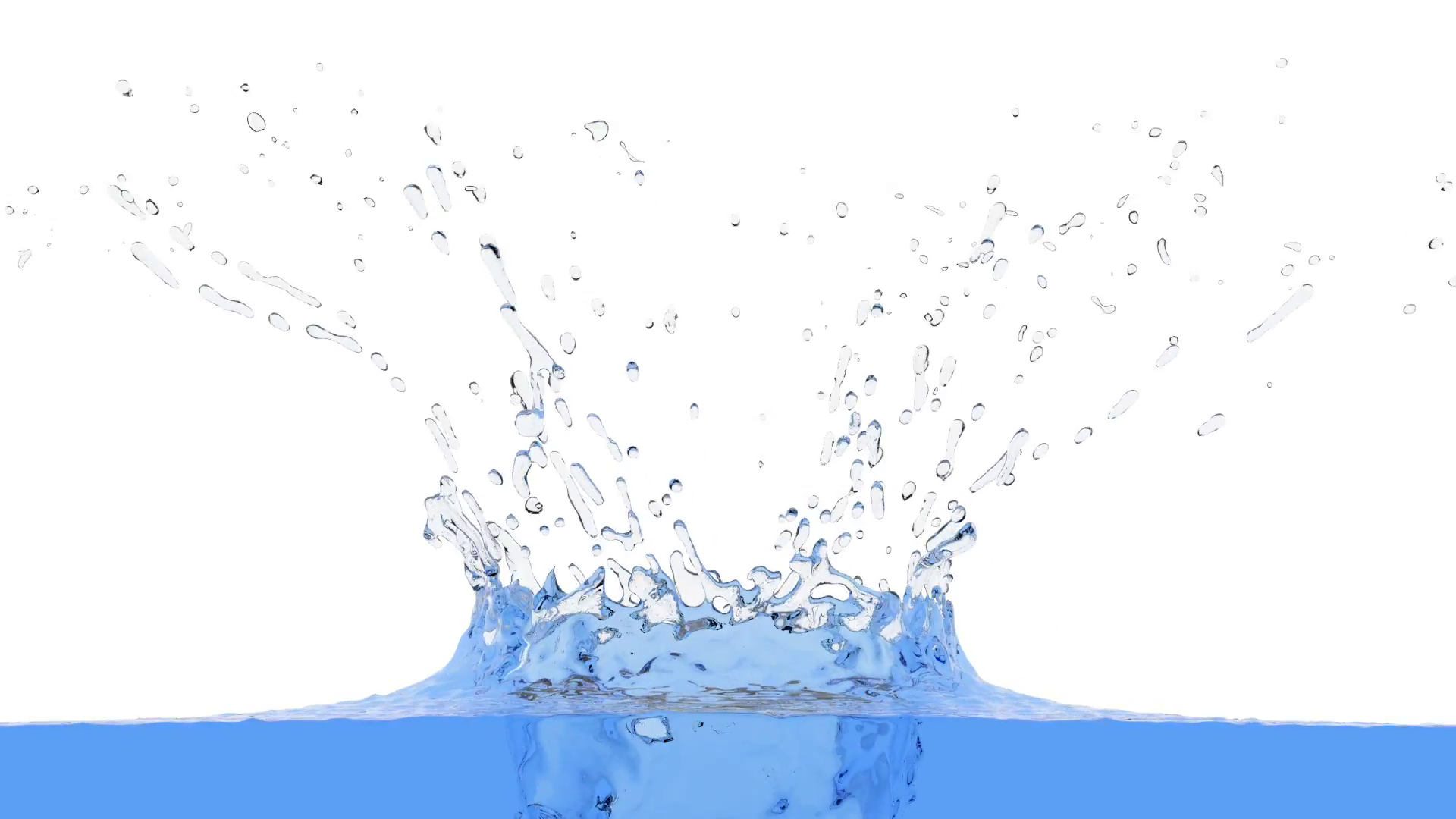 Water splash with alpha mask Motion Background - Videoblocks