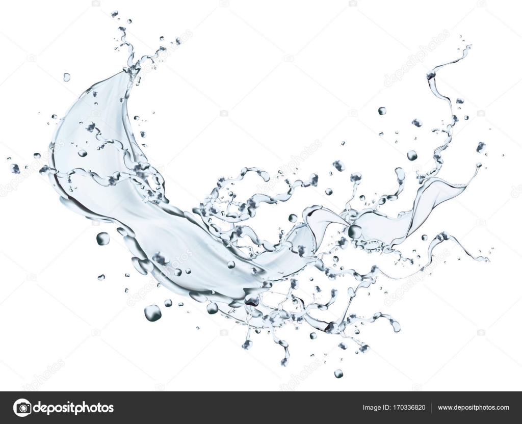 Splashing water design element — Stock Vector © MITstudio #170336820