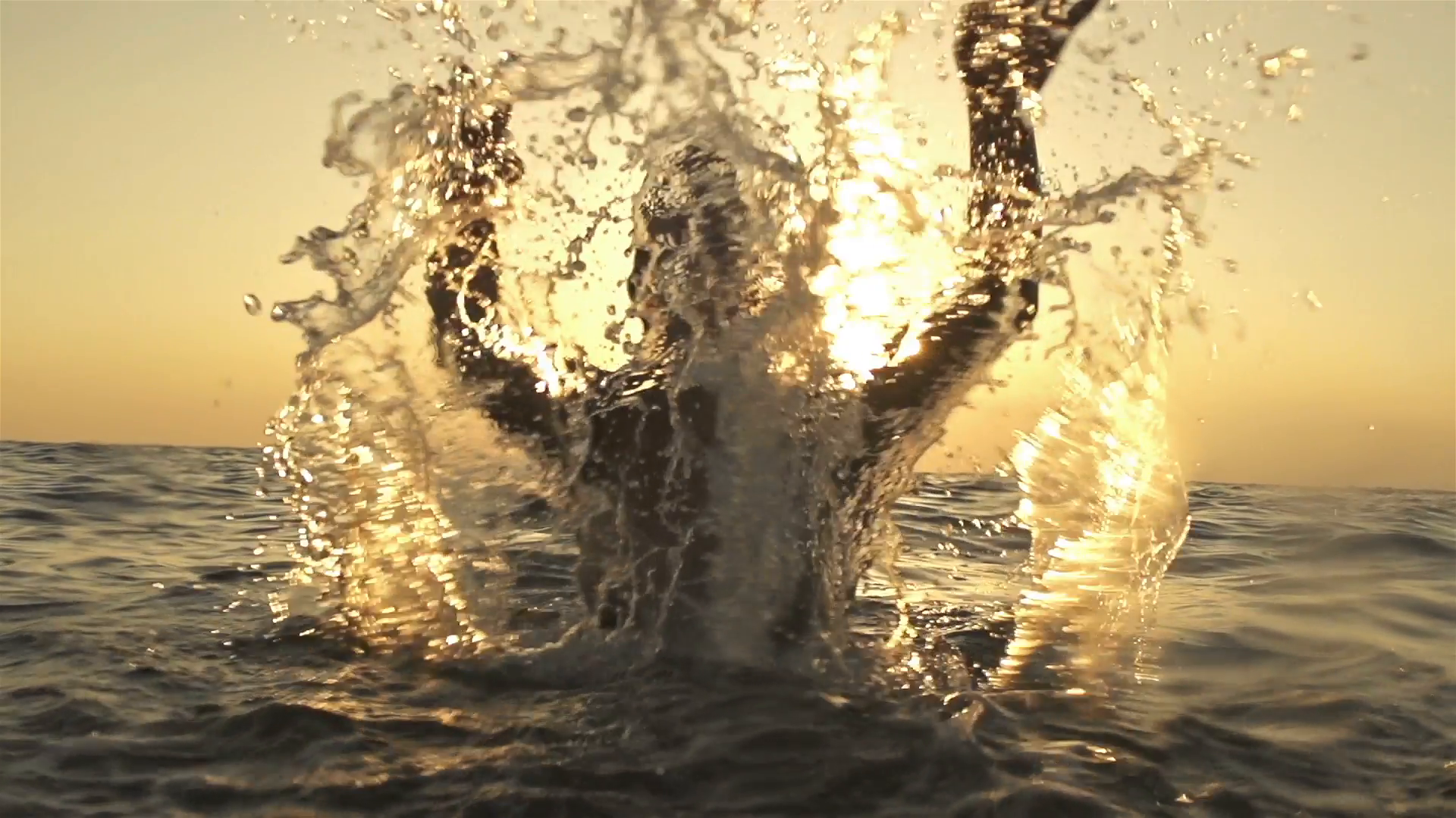 SLOW MOTION: Woman splashing water into the camera Stock Video ...