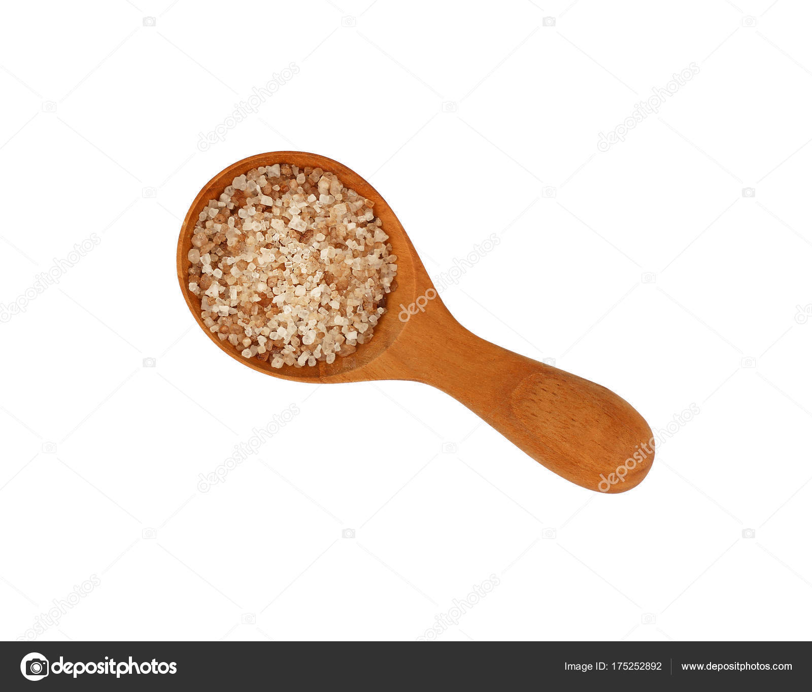 Close up wooden spoon of smoked Danish salt — Stock Photo ...
