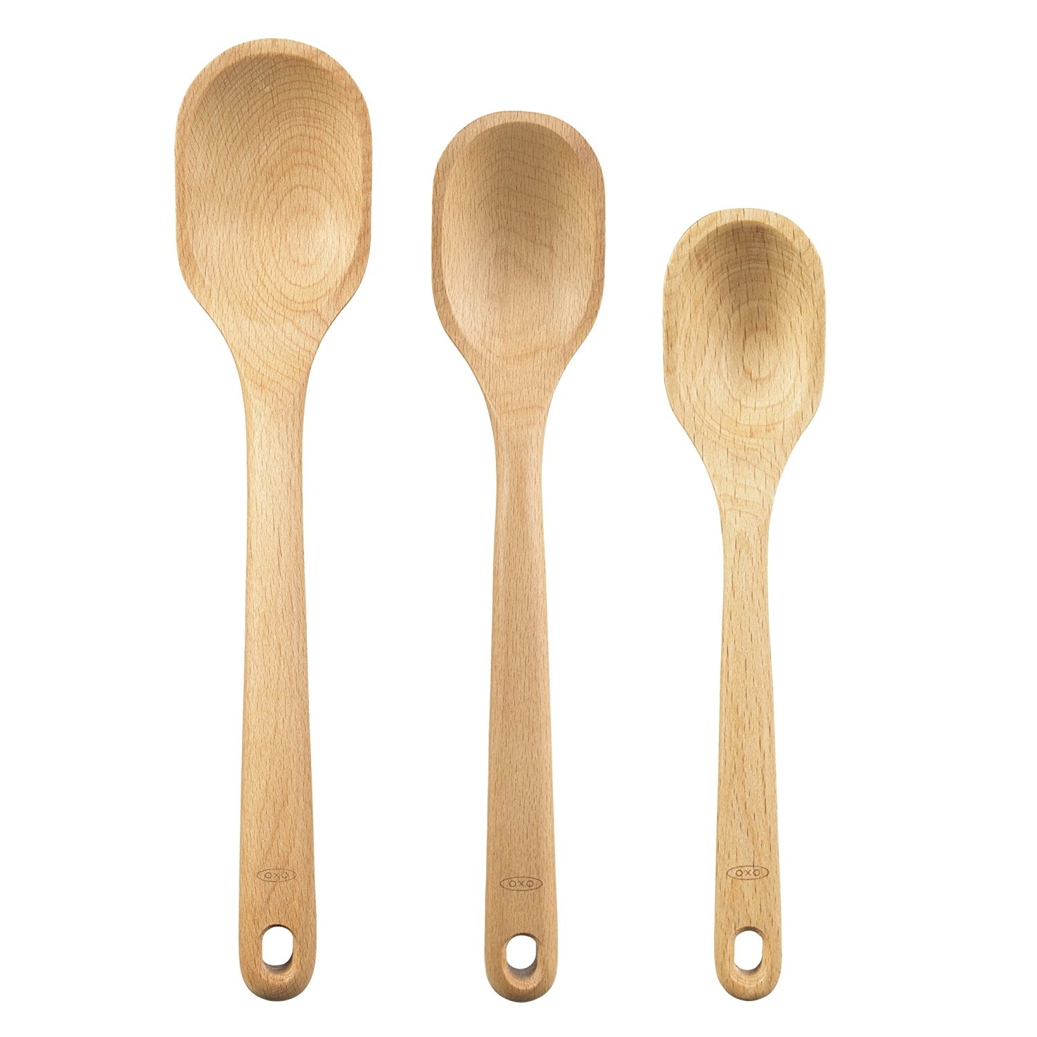 Amazon.com: OXO Good Grips Wooden Spoon Set, 3-Piece: Kitchen & Dining