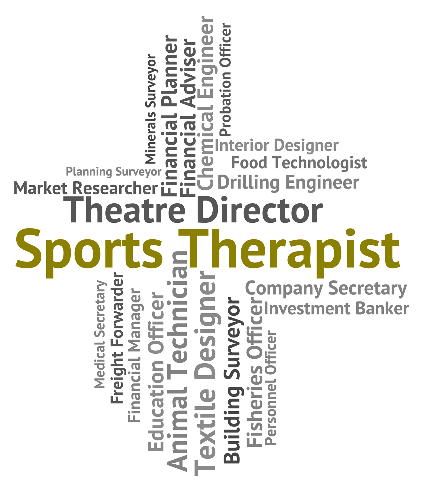 Sports therapist means physical exercise and career photo