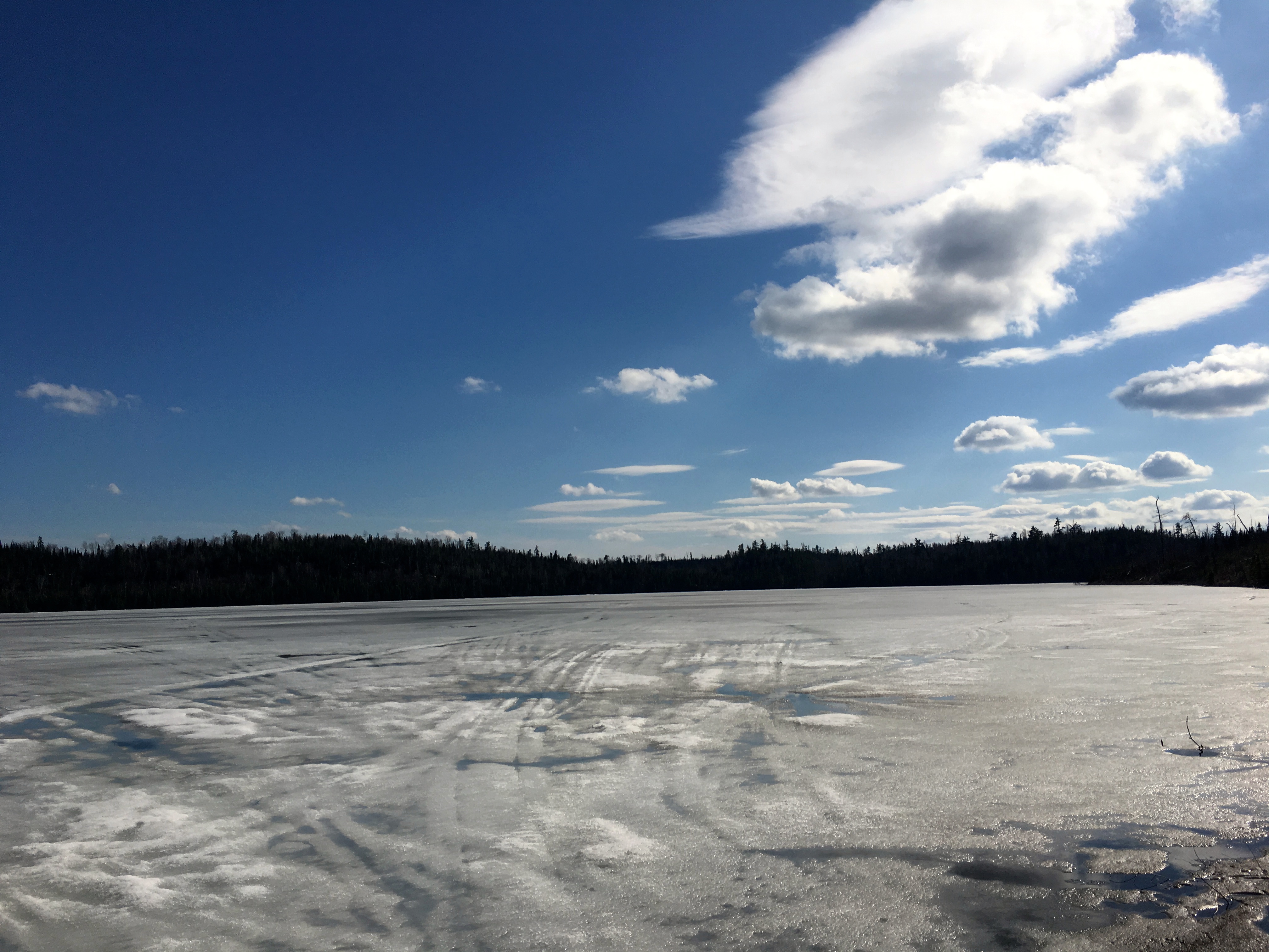 Boundary Waters Spring 2016 Ice Conditions on the Gunflint Trail ...