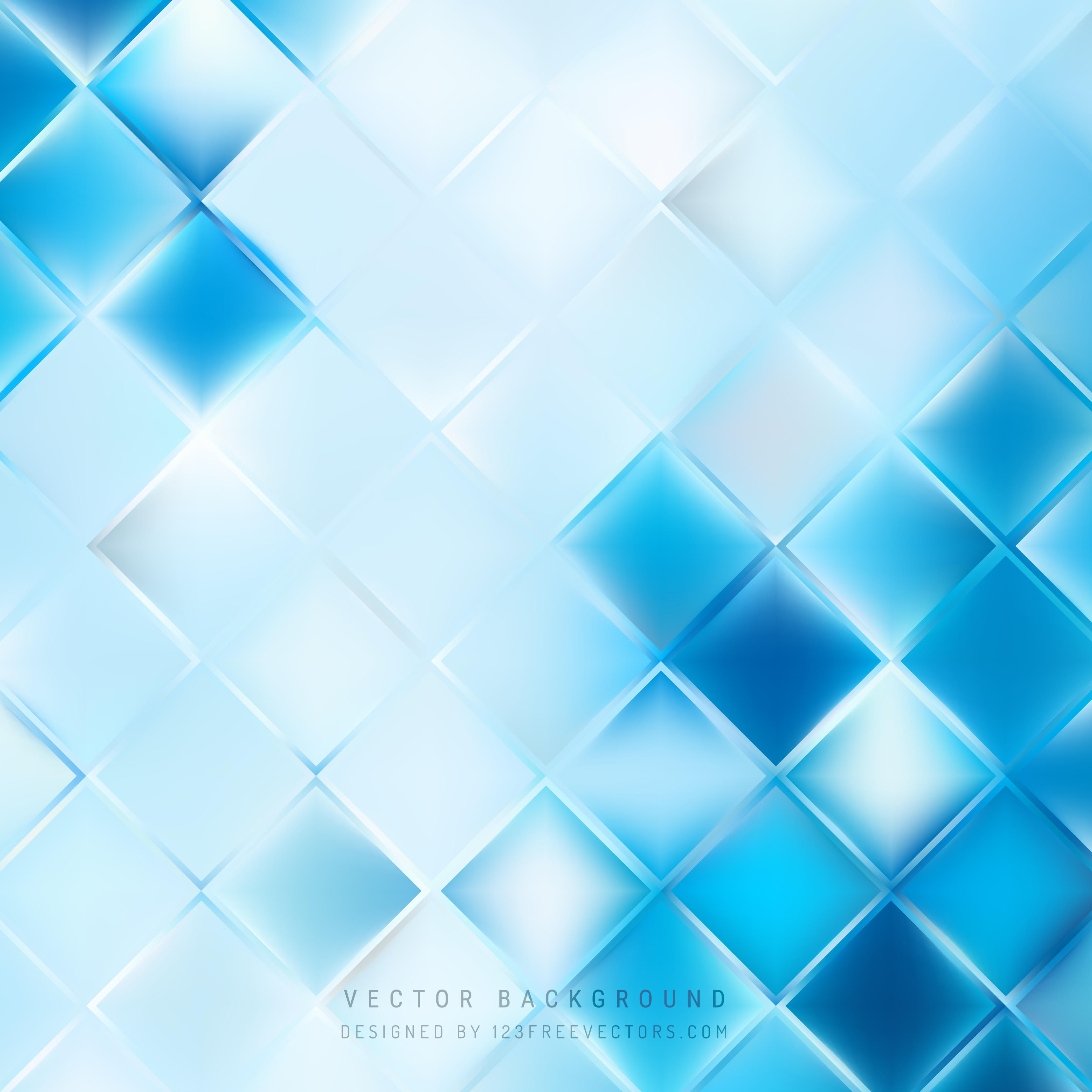 Abstract Light Blue Square Background Design | 123Freevectors