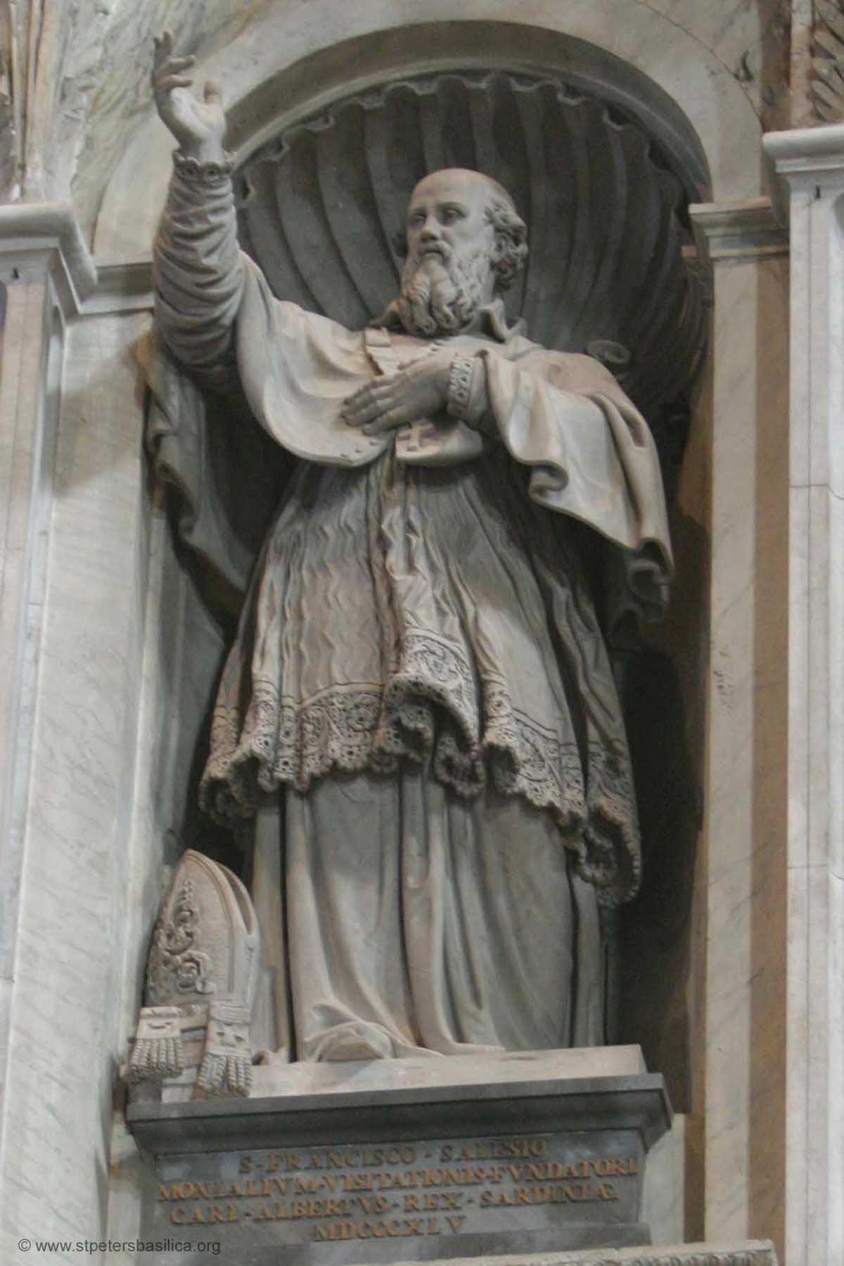 St. Francis de Sales - Founder Statue