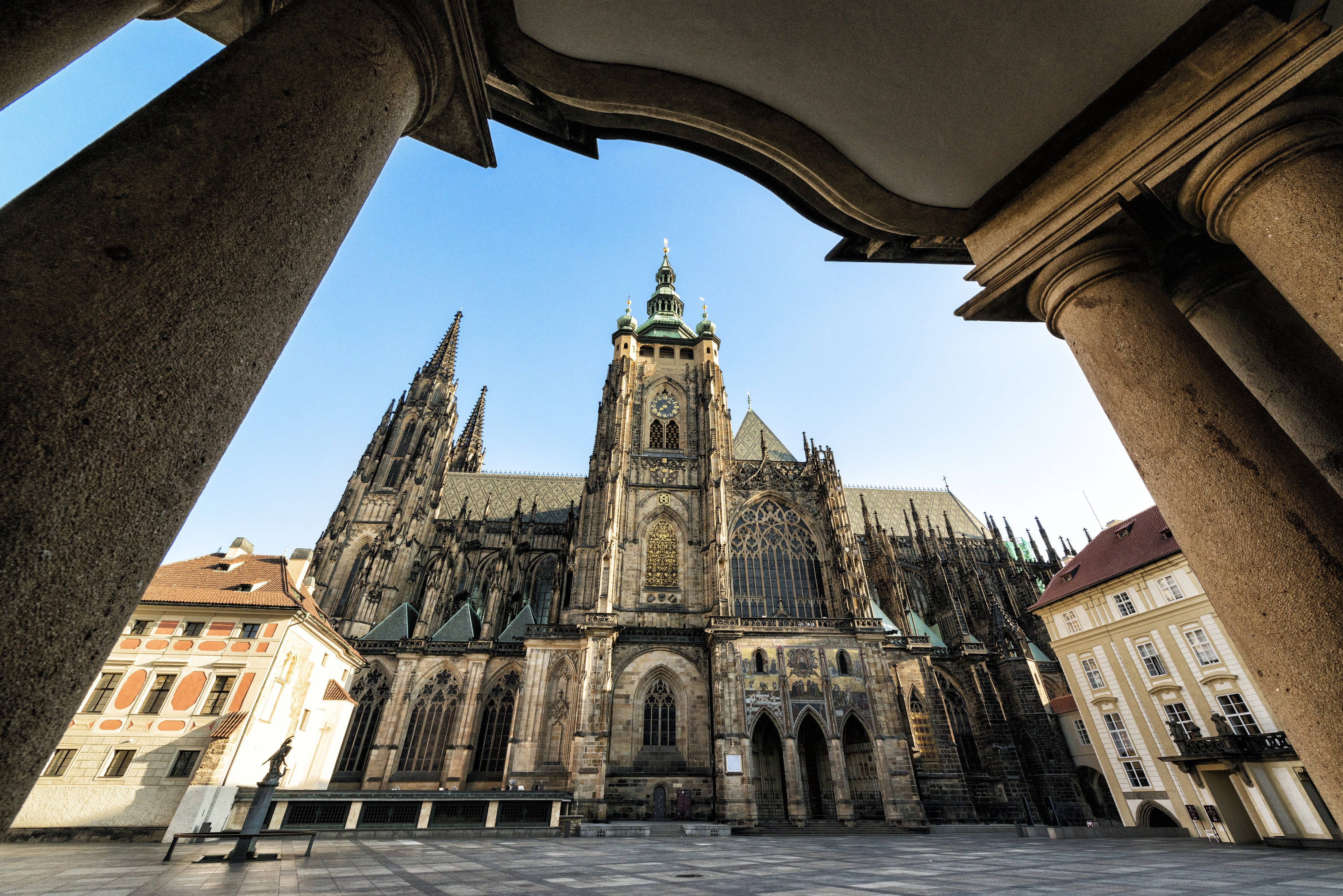 Prague Castle - Cathedral of St Vitus, St Wenceslas and St Adalbert ...