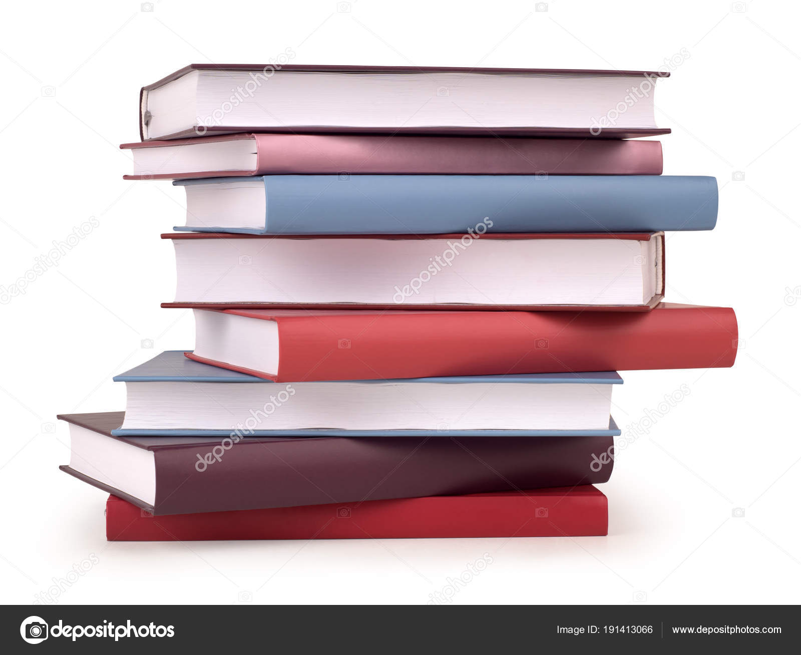 stack of books on white background — Stock Photo © urfingus #191413066