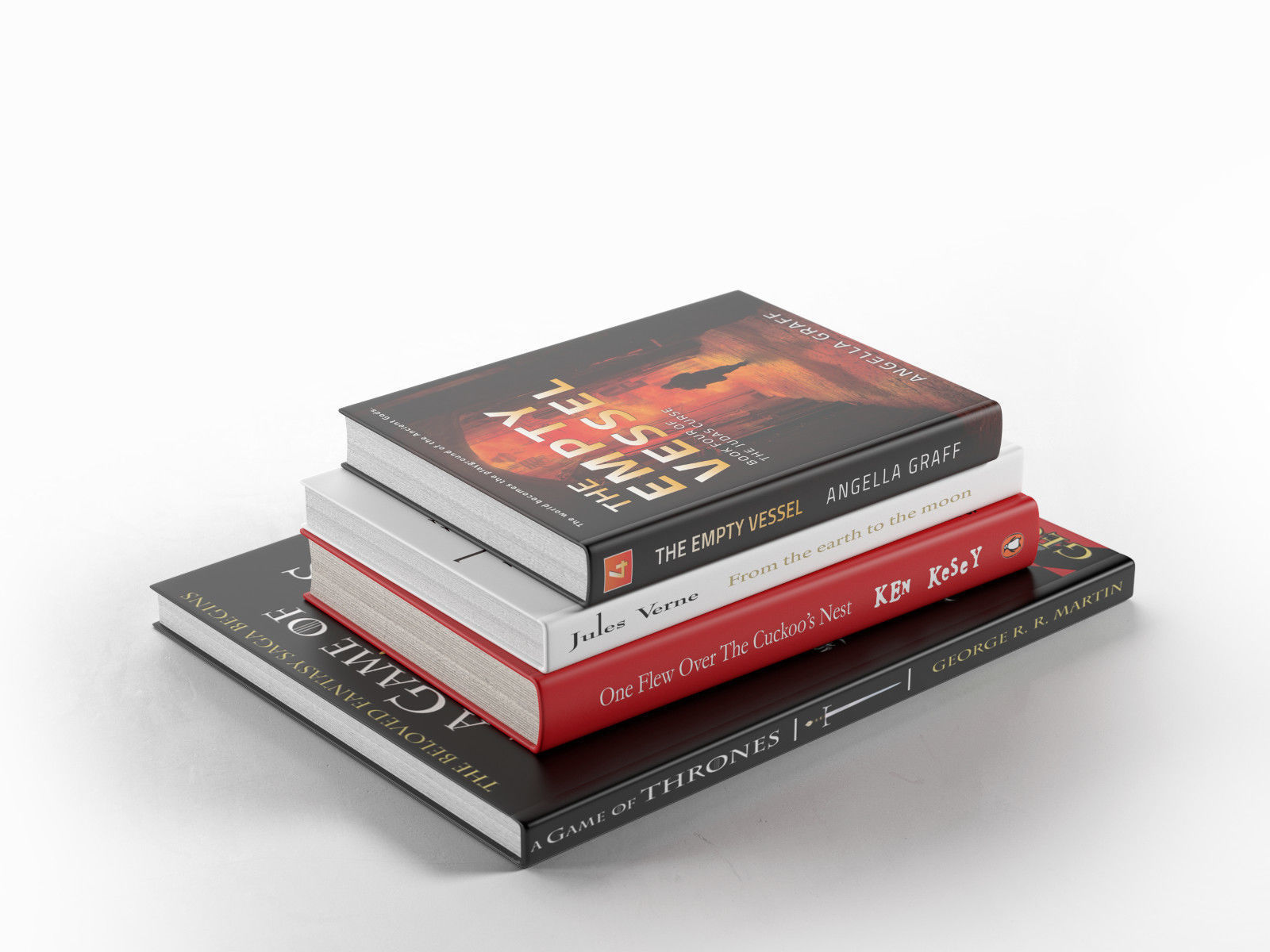 Stack of Books 01 3D model | CGTrader