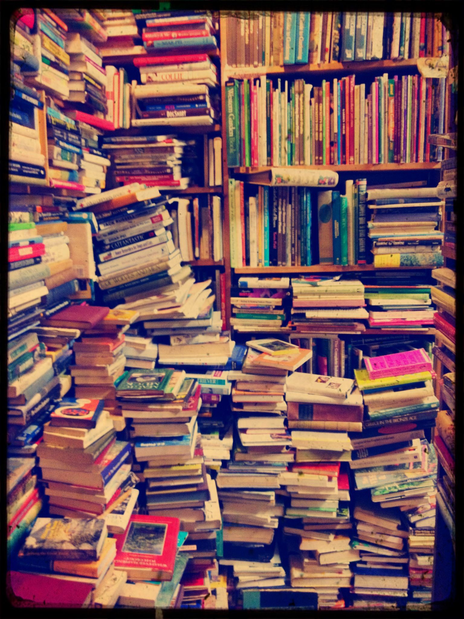 My room looks like this-- stacks and stacks of books! Pickwick ...