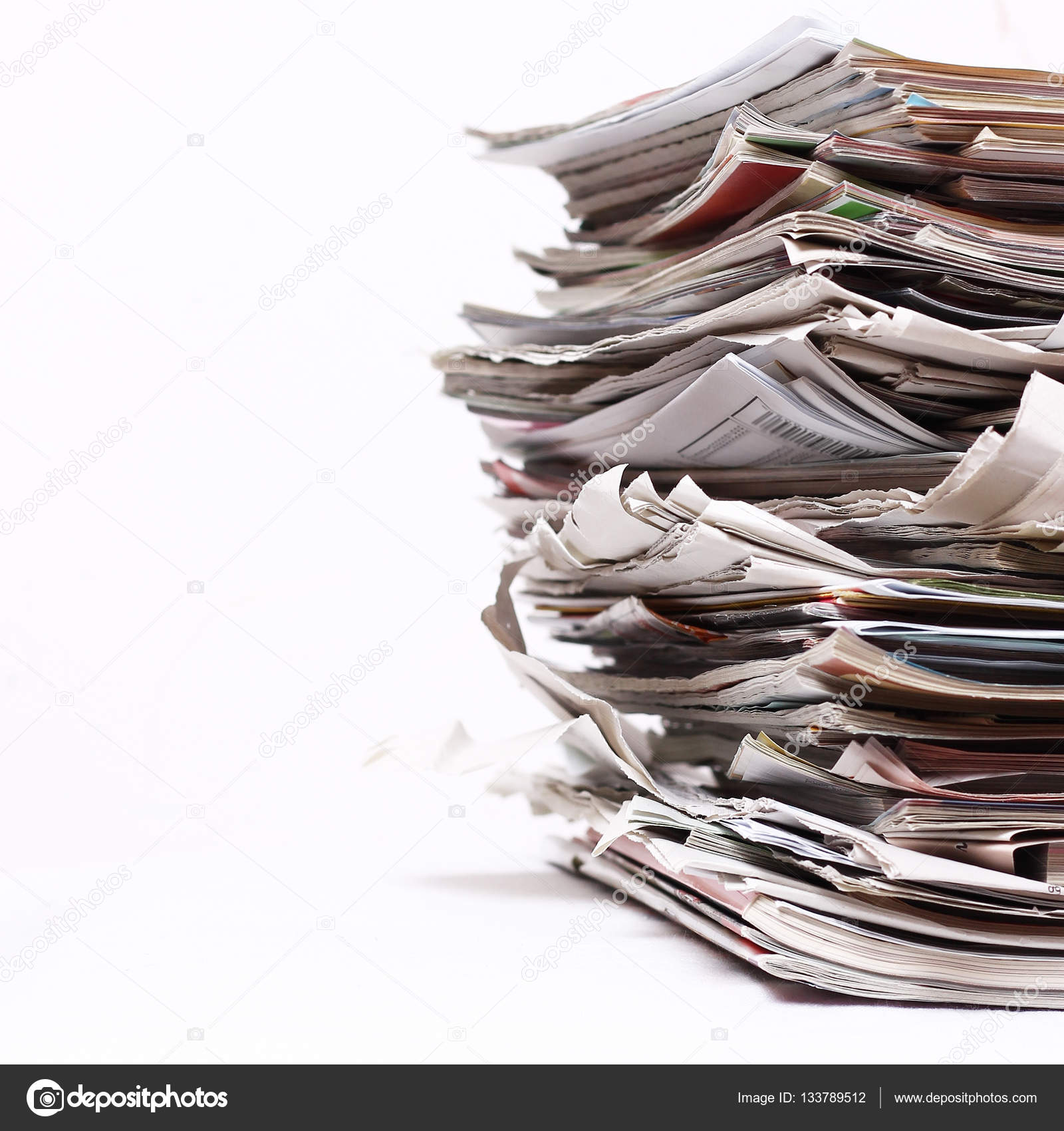 stack of newspapers — Stock Photo © noci #133789512