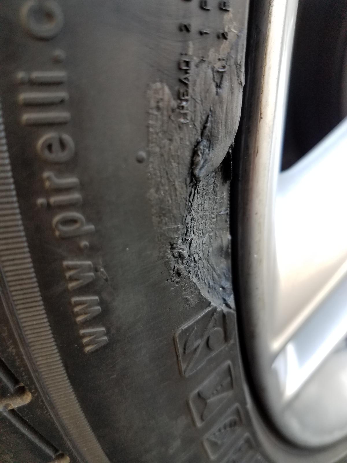 tires - Damaged sidewall - is this safe or should i replace? - Motor ...