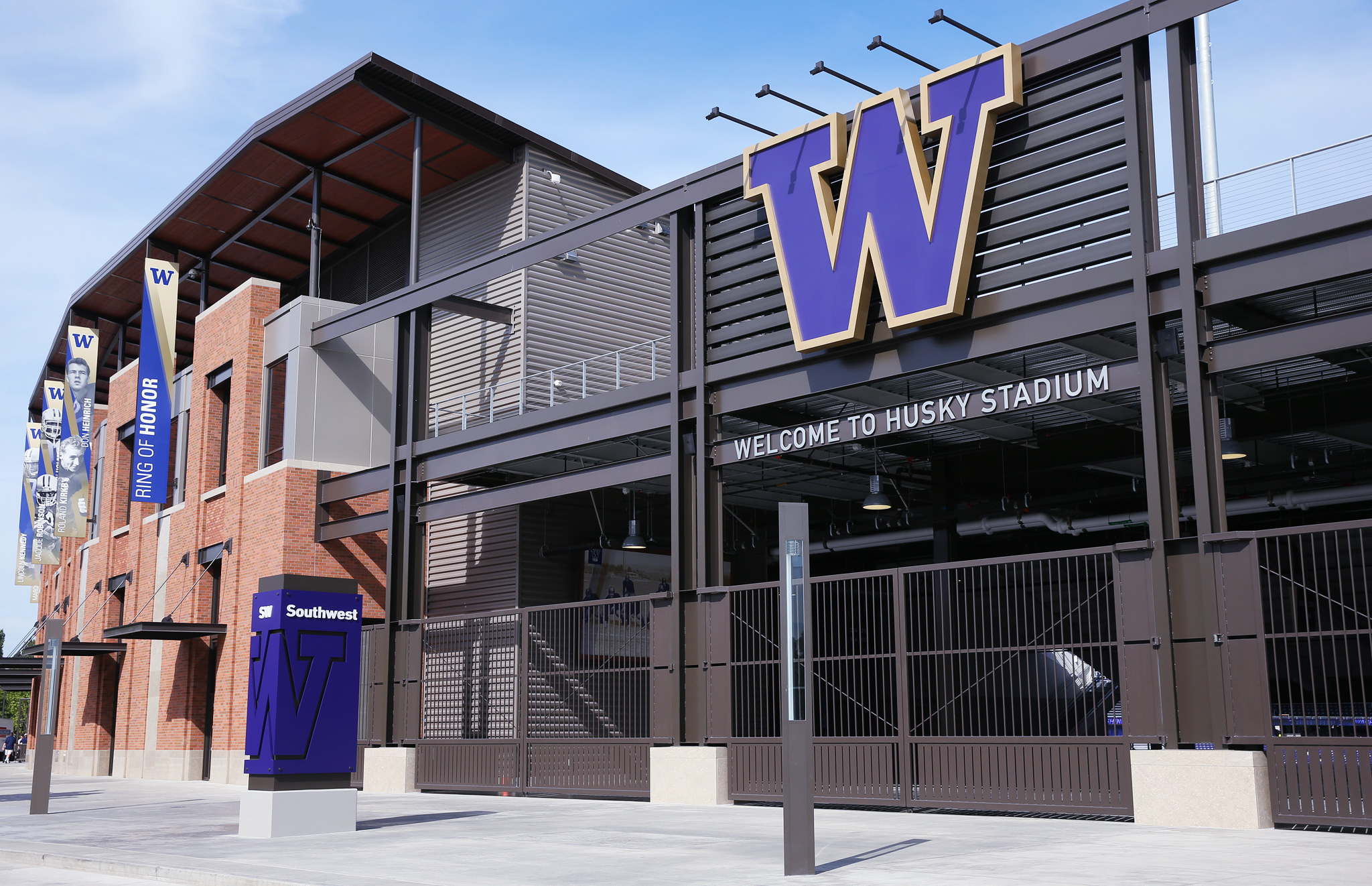 Southwest entrance of Seattle's Husky Stadium - New Digs for the ...