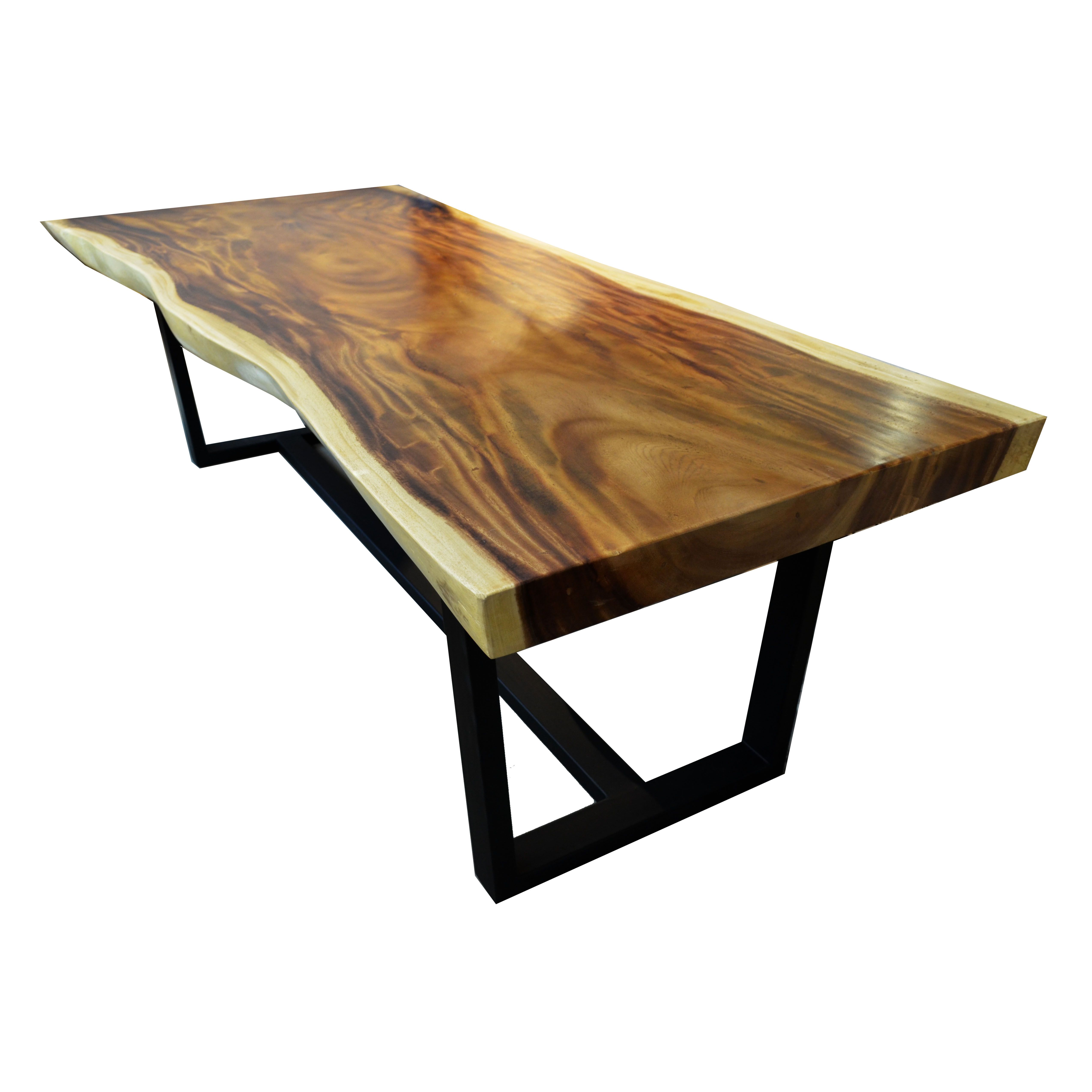 Dining Table - Suar 200x90. The Suar Wood Dining Table reveals a ...