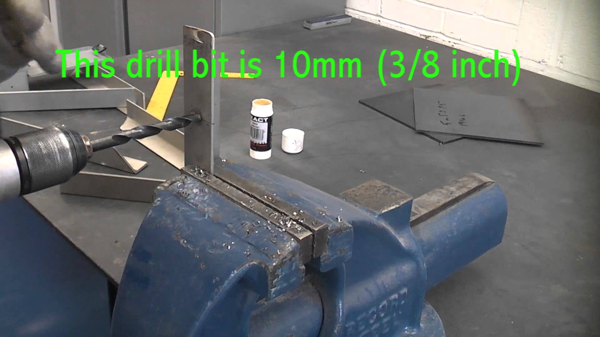 How to drill stainless steel - YouTube