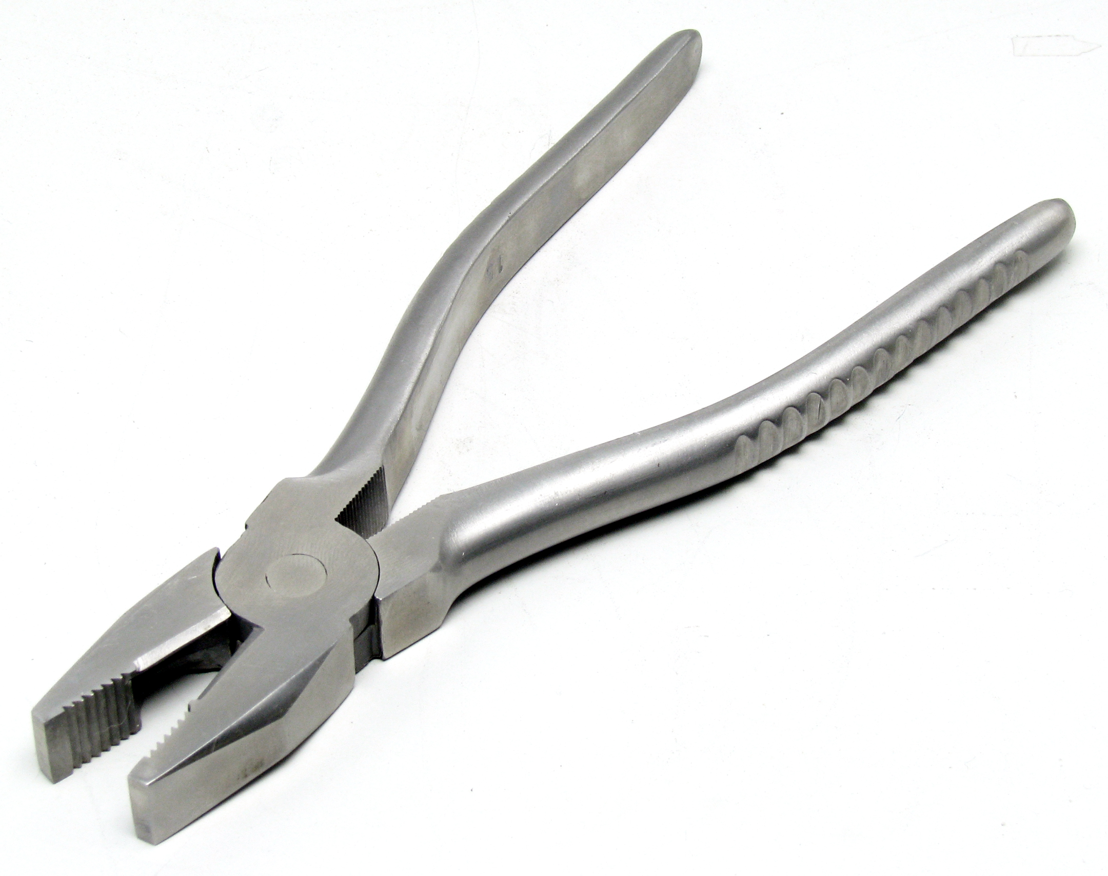 Stainless steel pliers photo