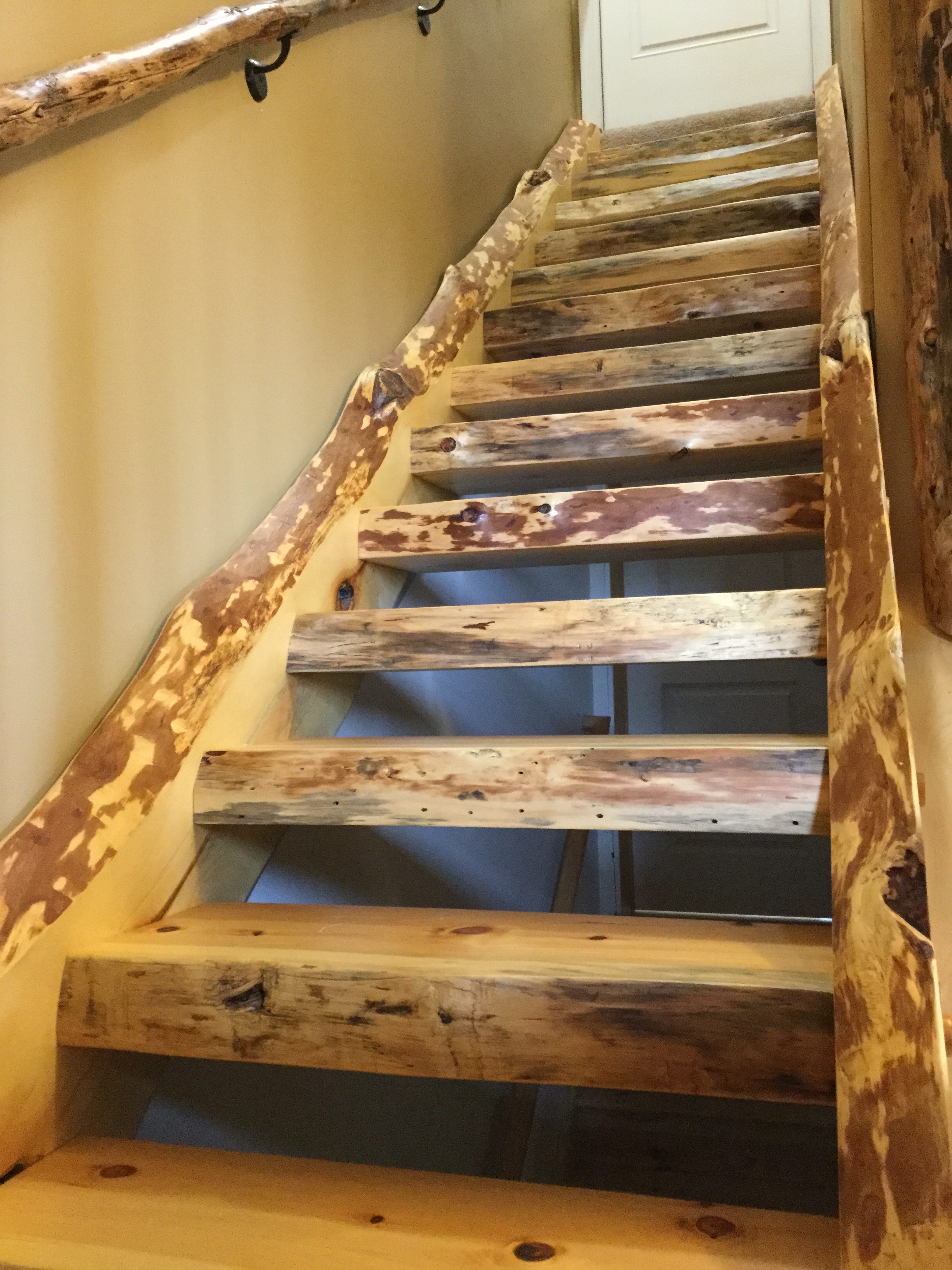 Stairs and Railings Gallery - Baums Log Furniture