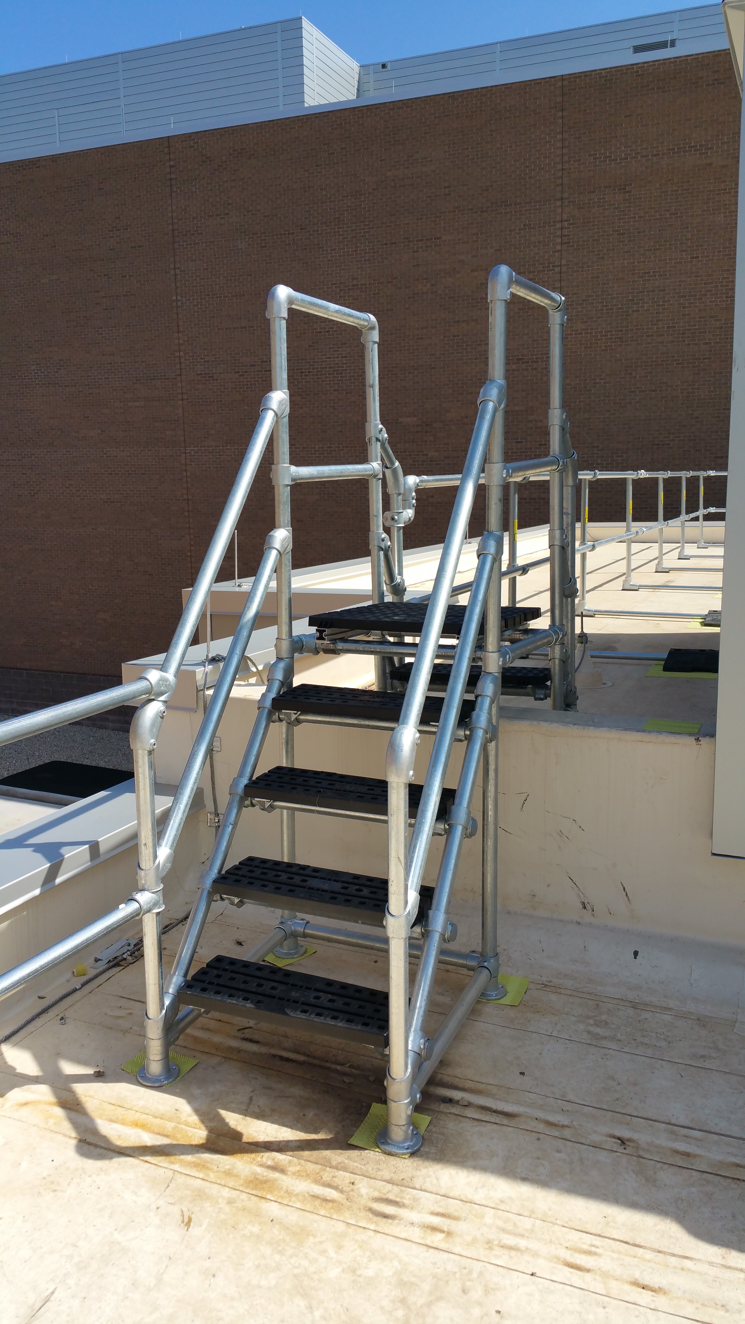 Crossover Stairs and Platforms | Ladder Safety Company