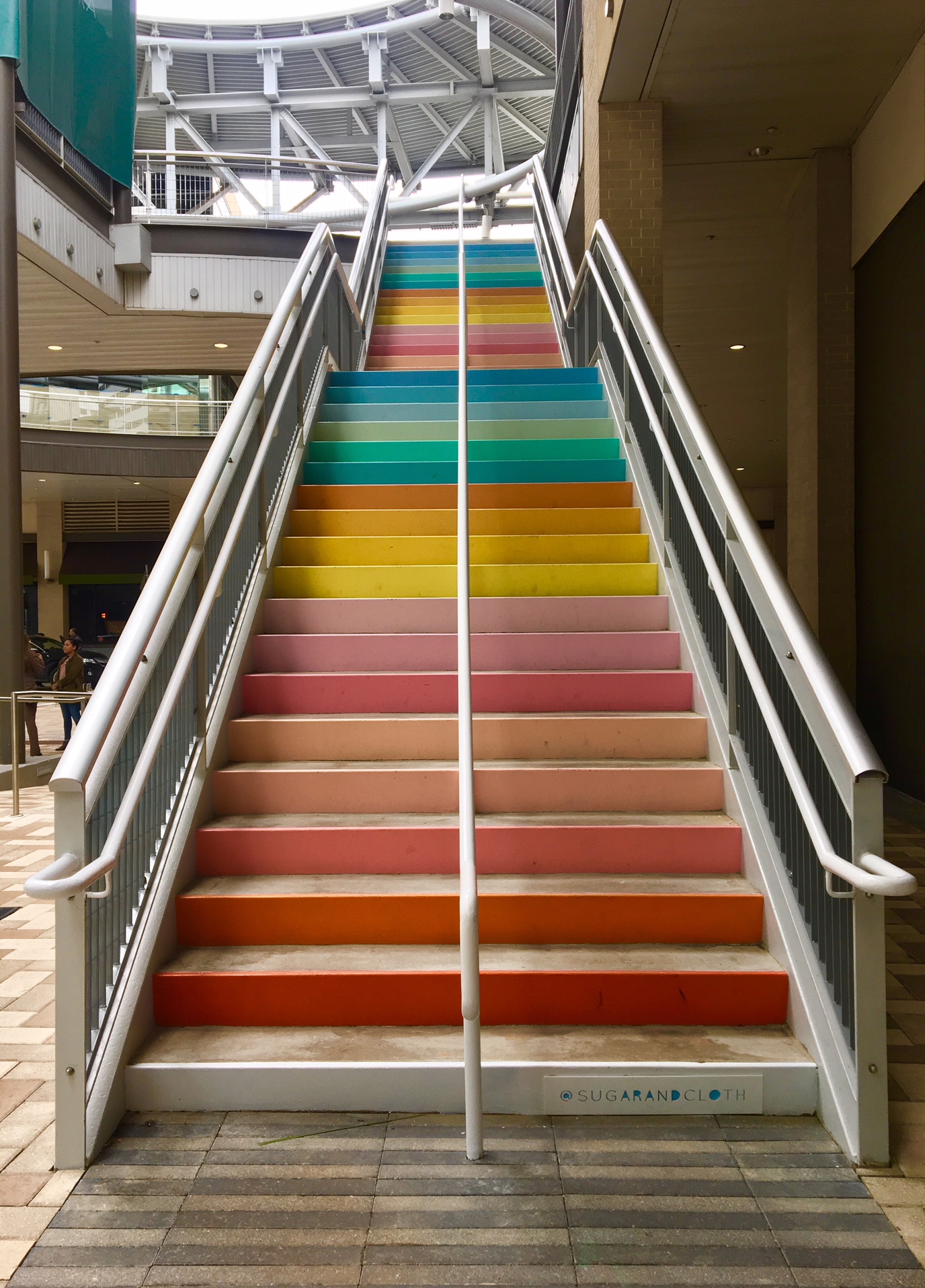 SugarAndClothColorWall RETURNS to Houston (with Rainbow Stairs too ...