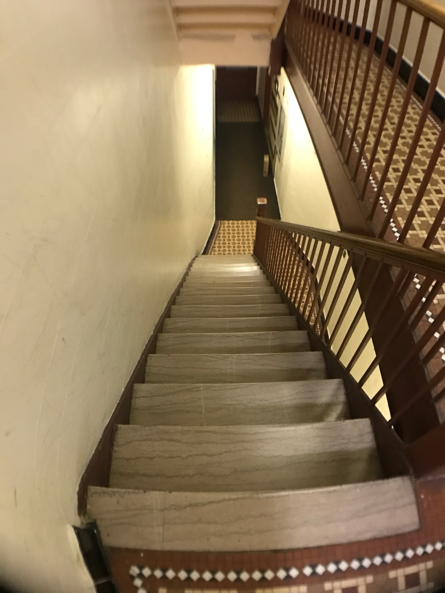 Stairs in apartment photo