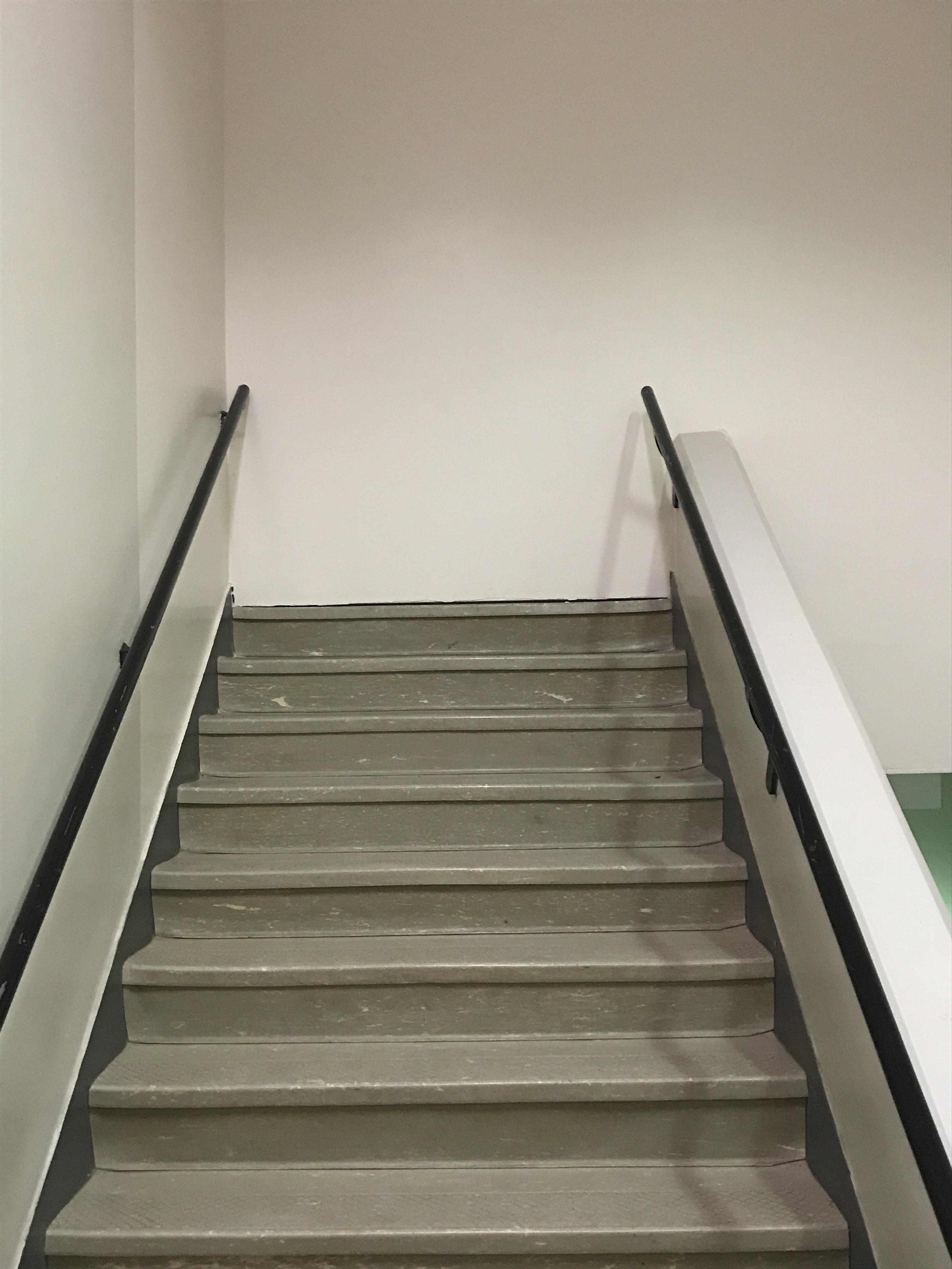The stairs to nowhere, at Michigan technological university, an ...