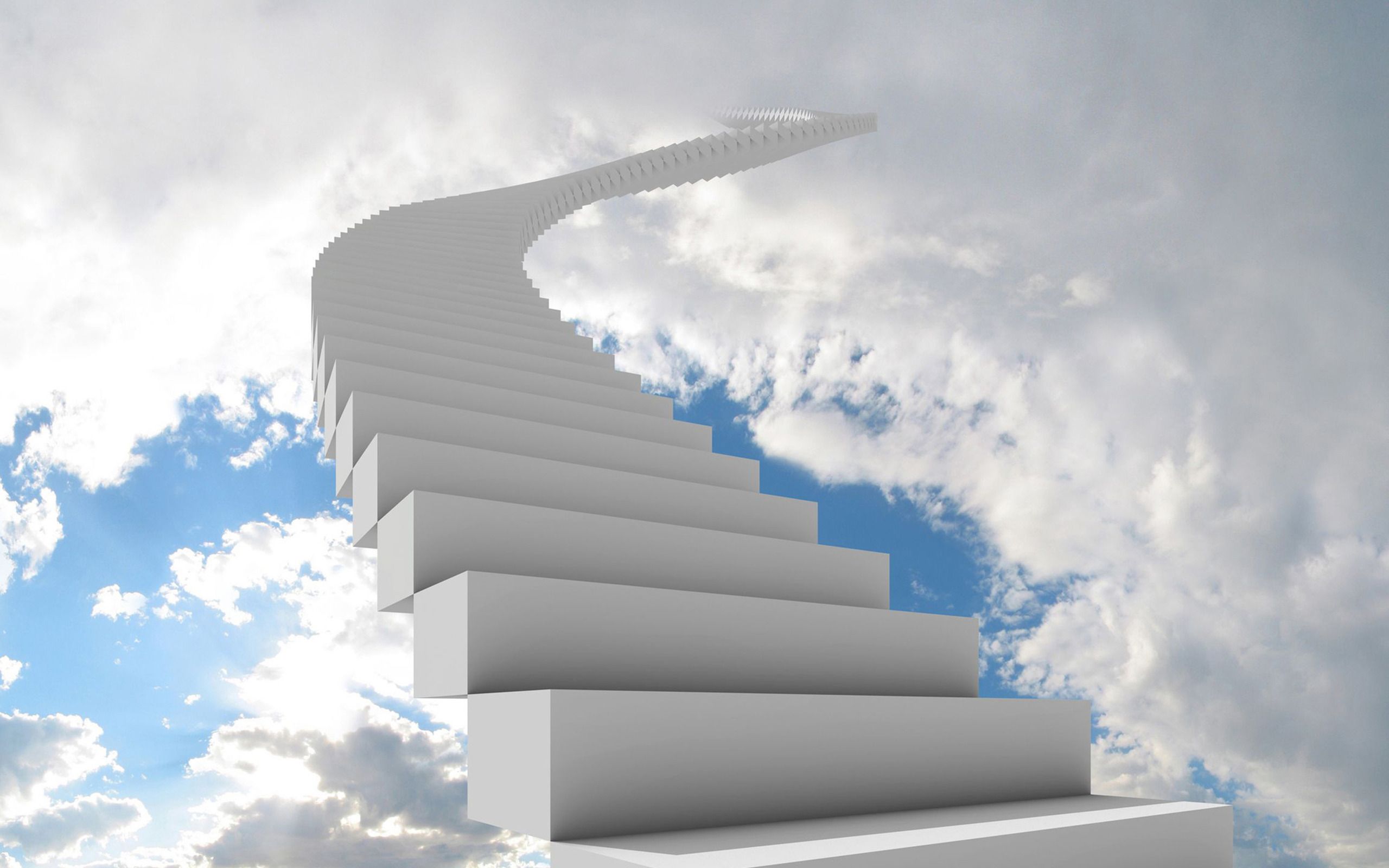 Stairway to the sky D and CG Abstract Background Wallpapers ...