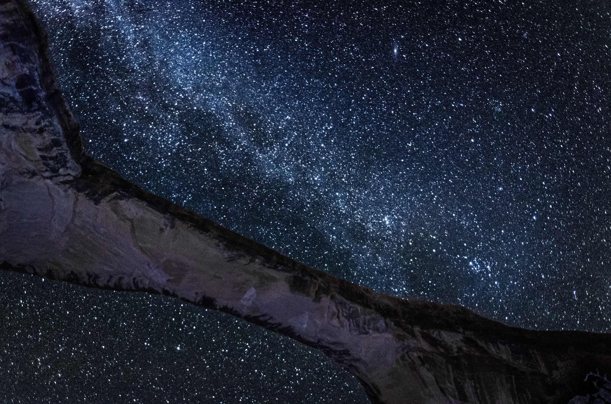 Star photography in Natural Bridges - Another Angle