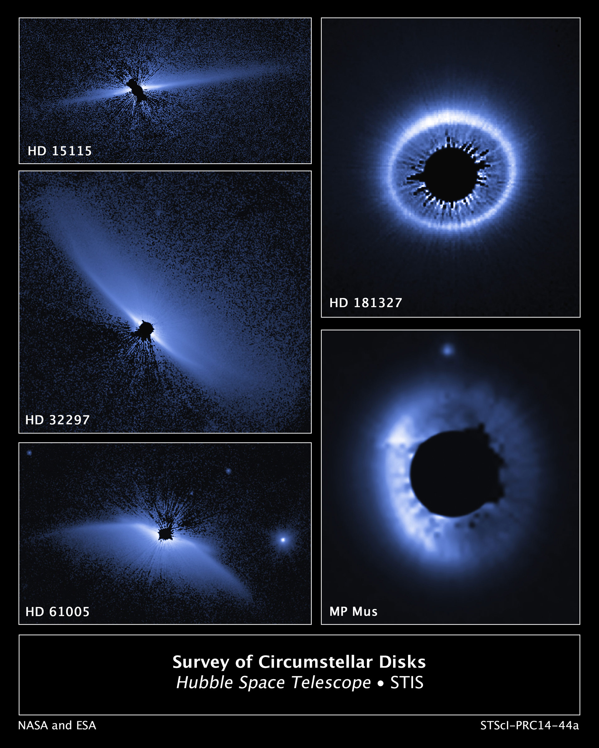 Hubble Completes Largest Survey of Dusty Debris Disks around Other Stars