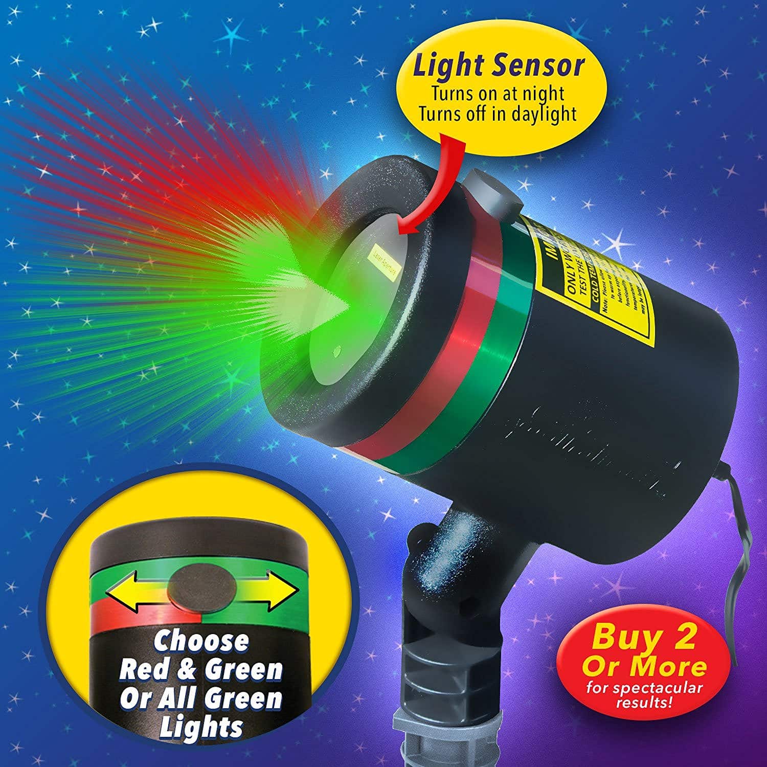 BulbHead Star Shower Laser Light Deals, Coupons & Reviews