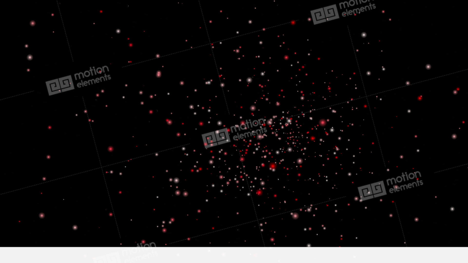 Star Field, Red Spheres Explosion Stock Animation | 11366160