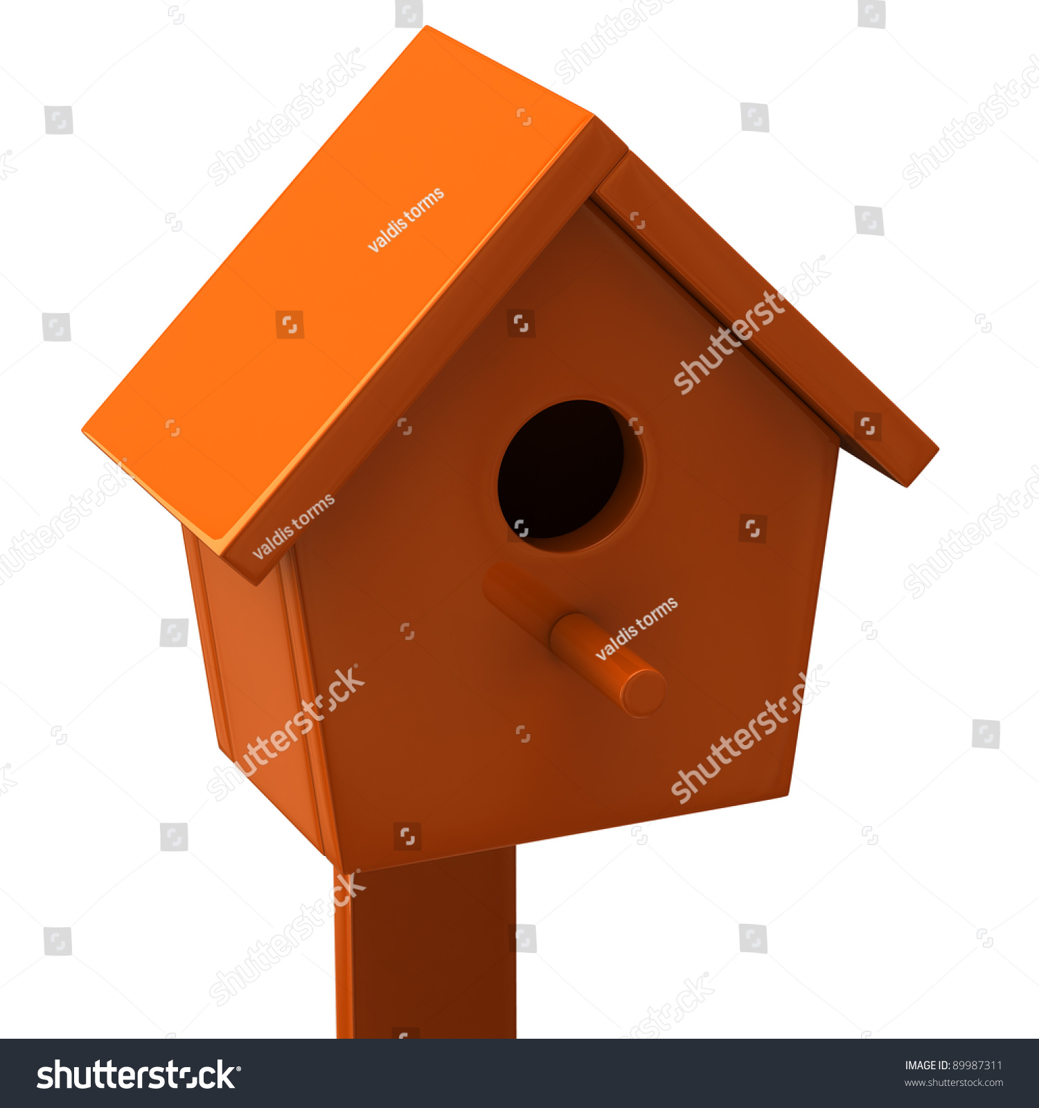 Orange Starling House Stock Illustration 89987311 - Shutterstock